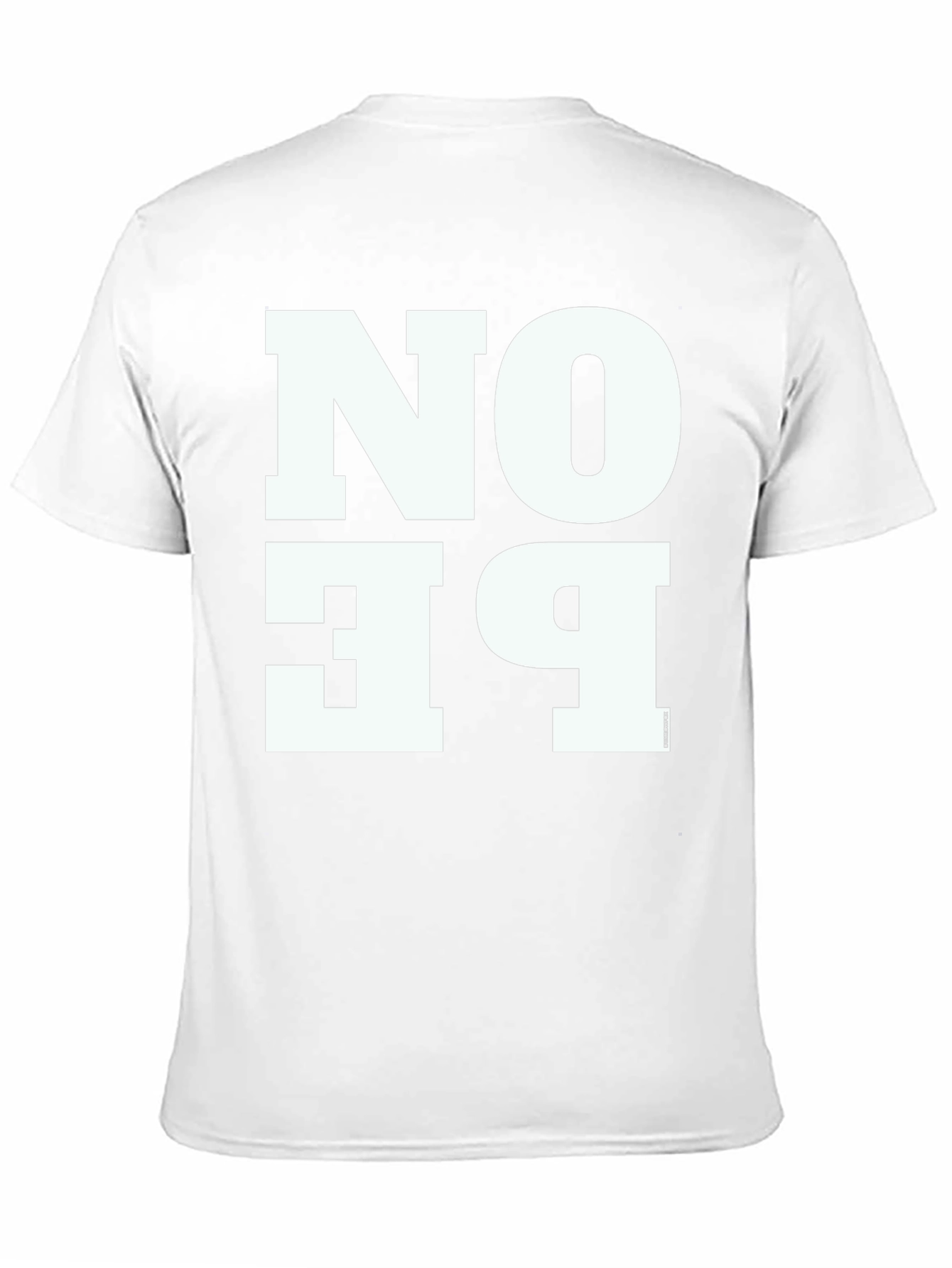 No Pe T-Shirt - Black Cotton Blend Graphic Tee