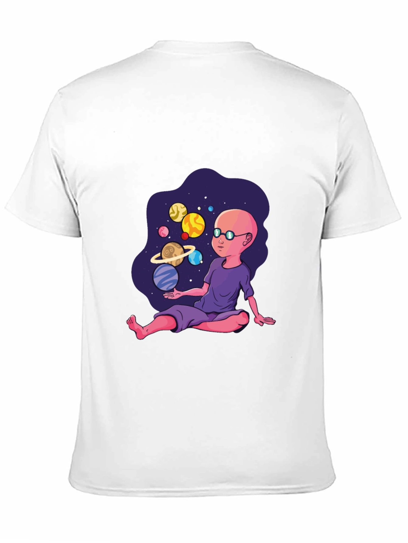 Cosmic Kid Graphic T-Shirt - Black Cotton Tee