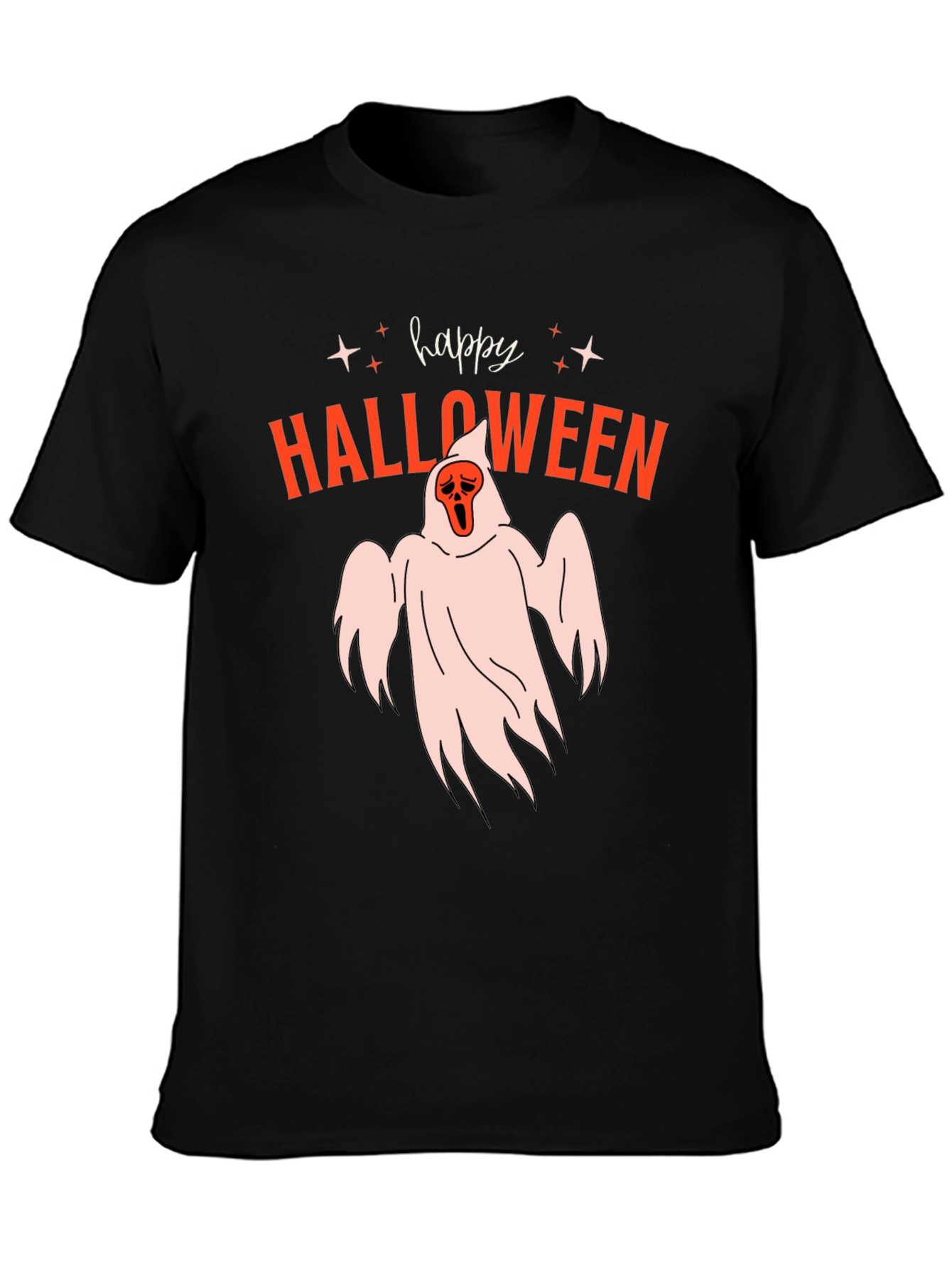 Happy Halloween Ghost Graphic Tee