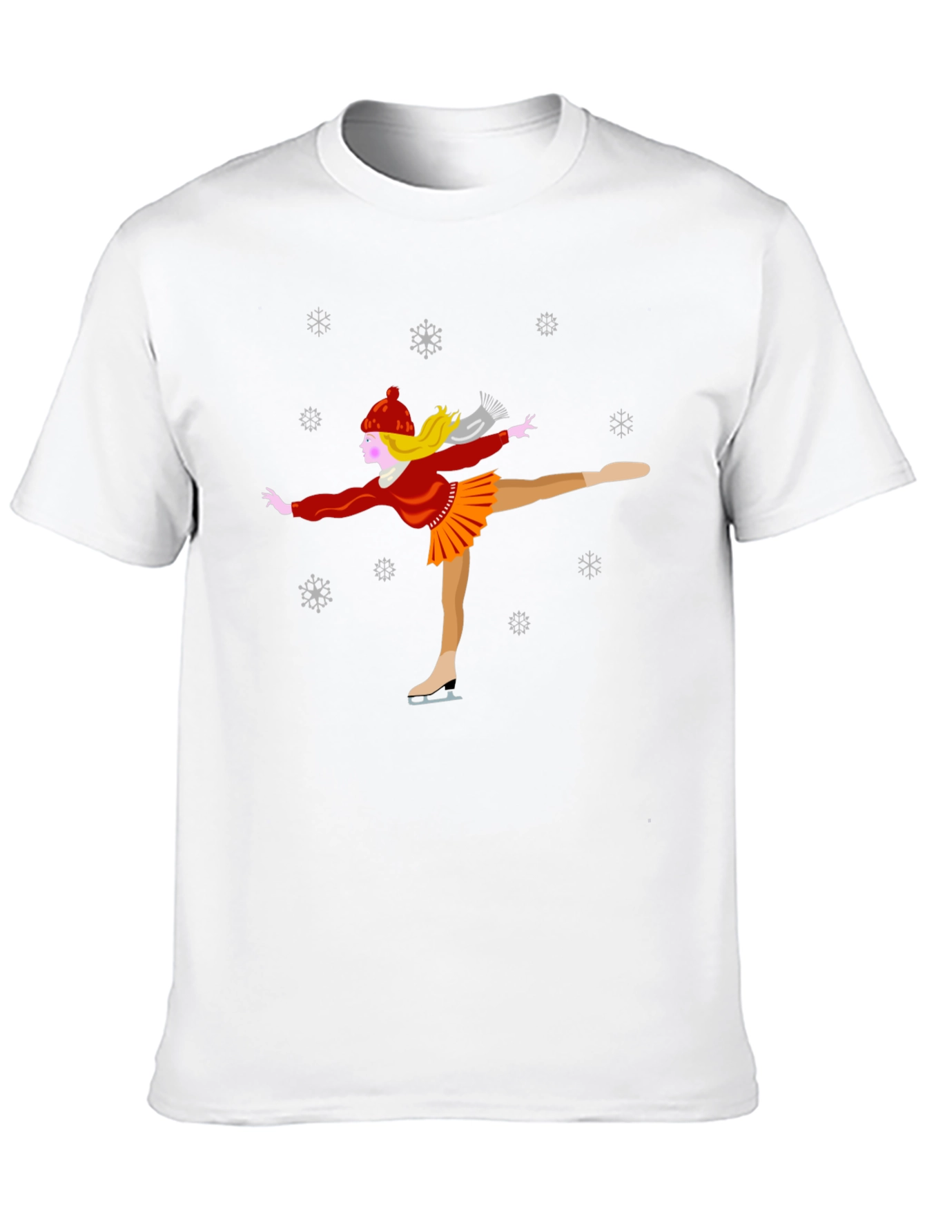 Winter Ice Skater Graphic Tee