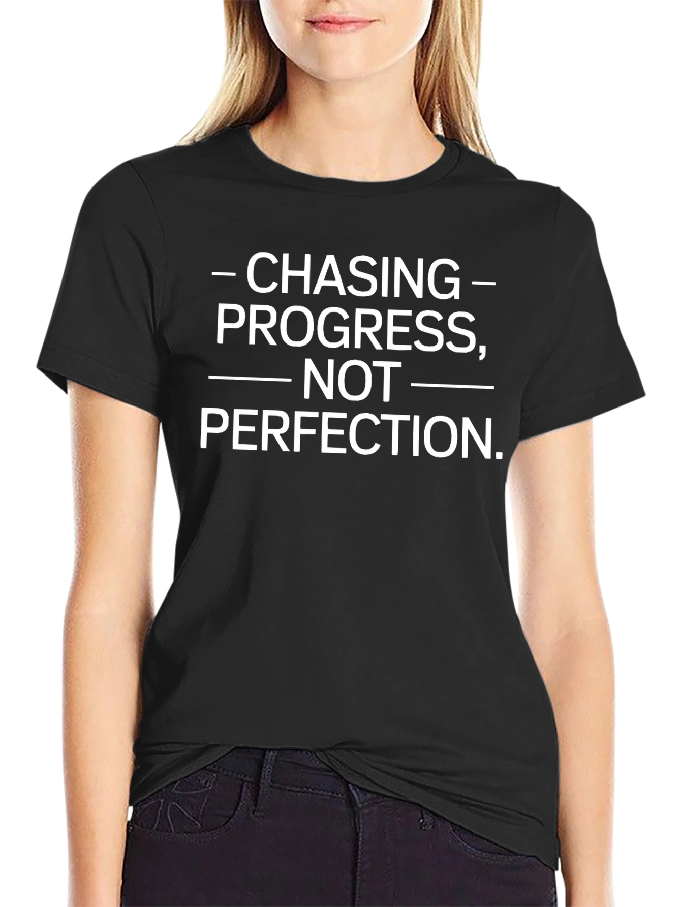 Progress Not Perfection Graphic T-Shirt