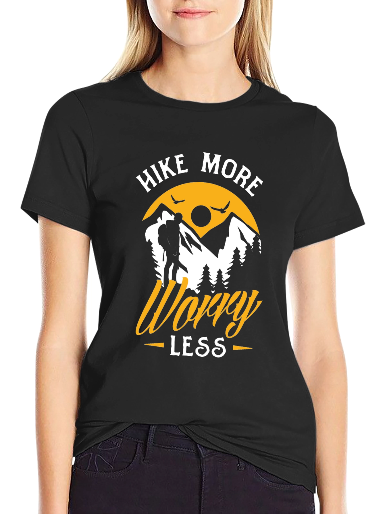 Hike More Worry Less Graphic Tee