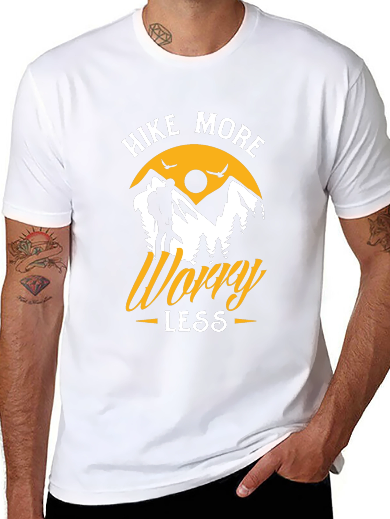 Hike More Worry Less Graphic Tee