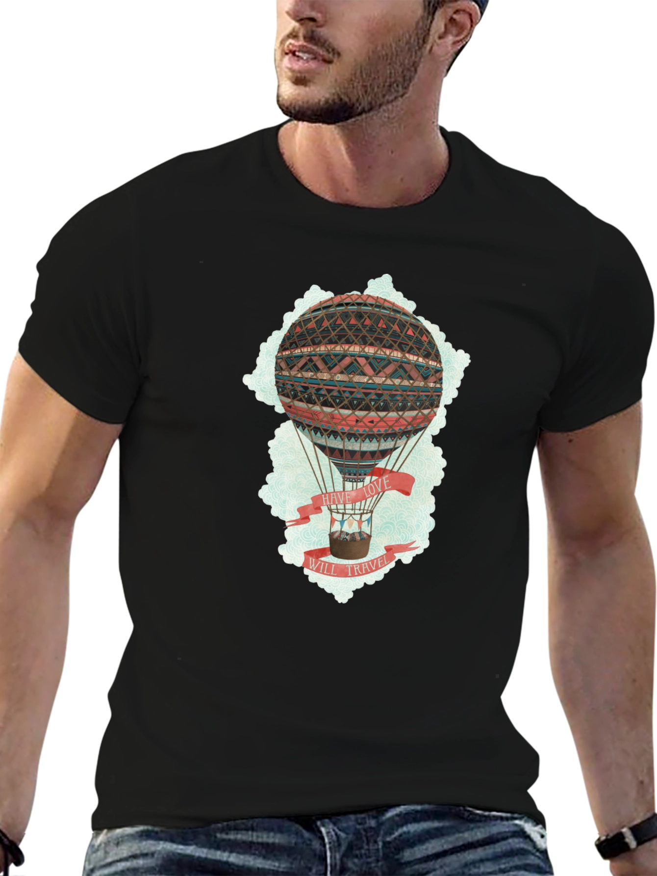 Hot Air Balloon Graphic Tee