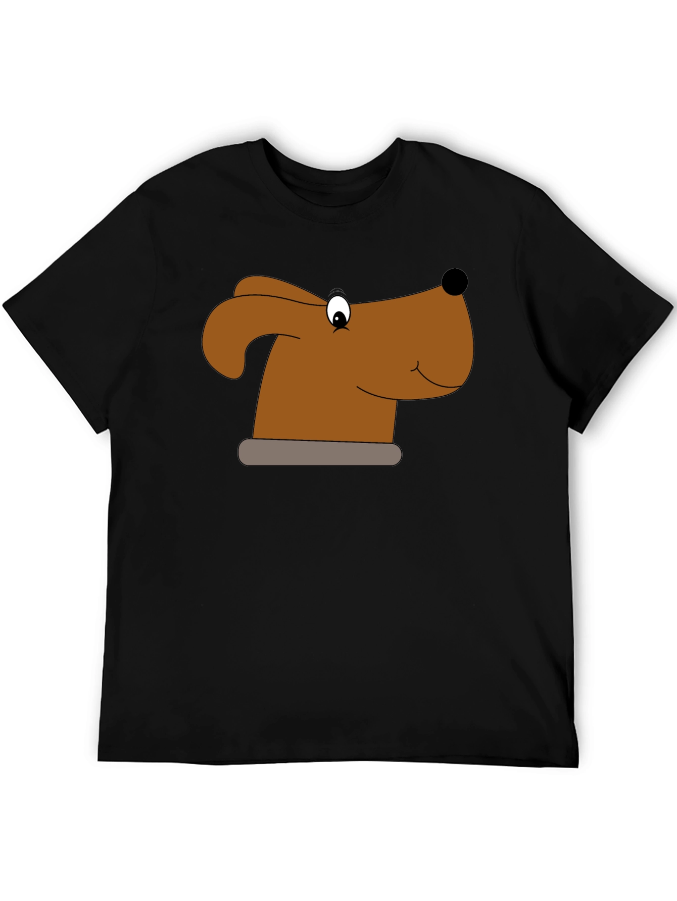 Dog Graphic Black T-Shirt
