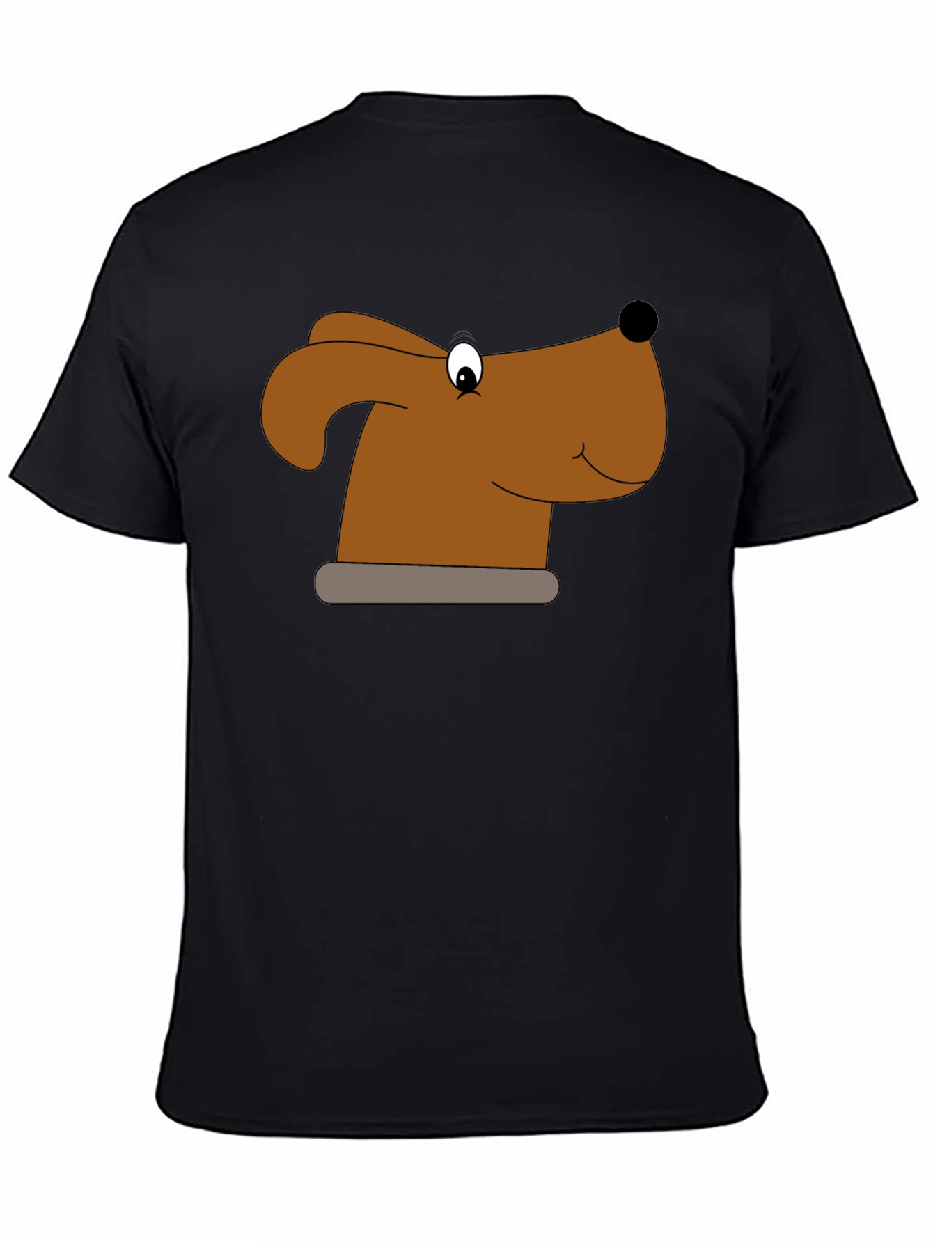 Dog Graphic Black T-Shirt