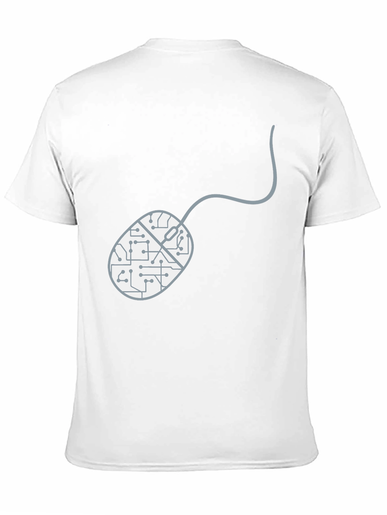 Circuit Board Mouse Graphic T-Shirt