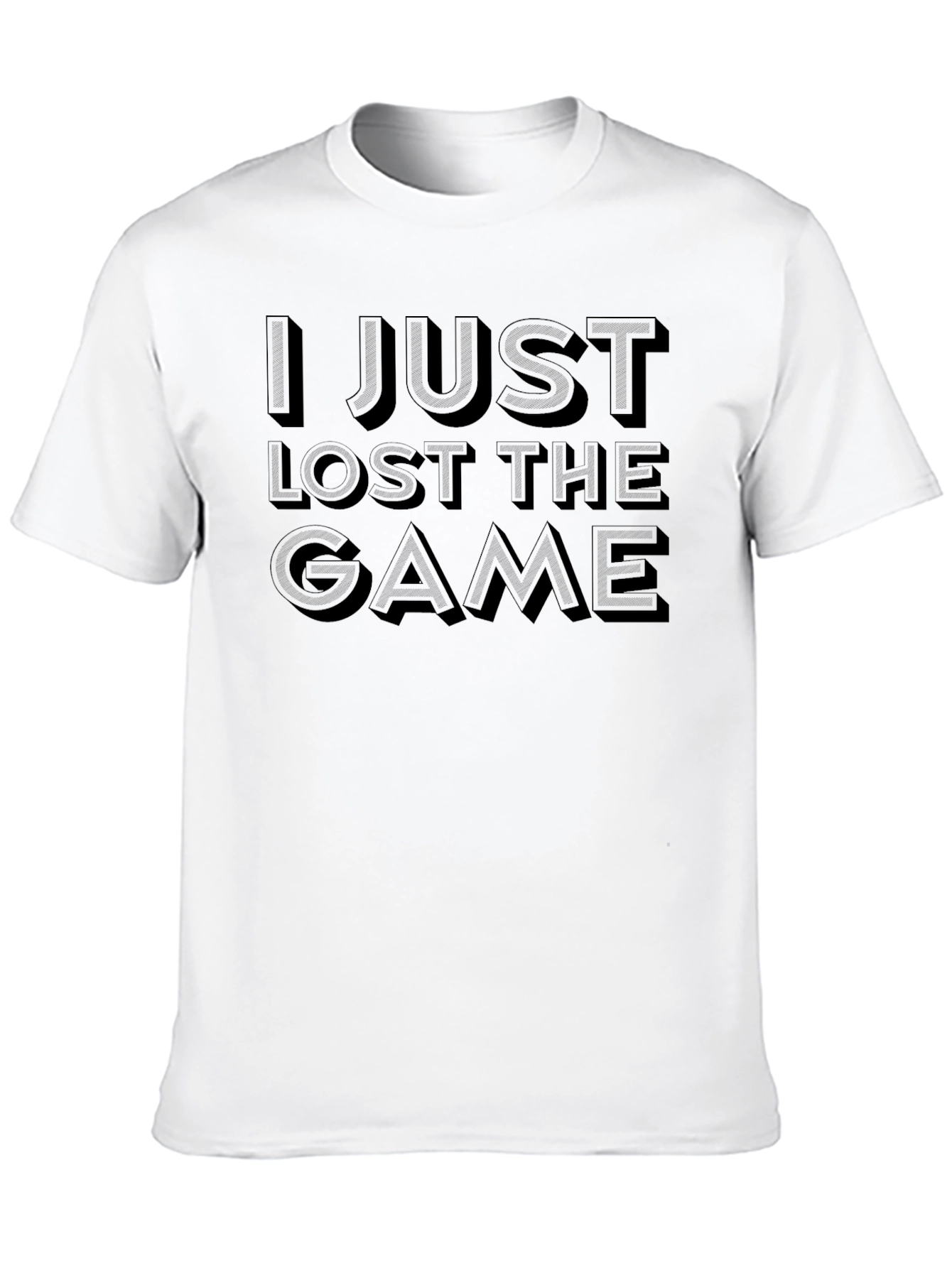 I Just Lost The Game Black T-Shirt