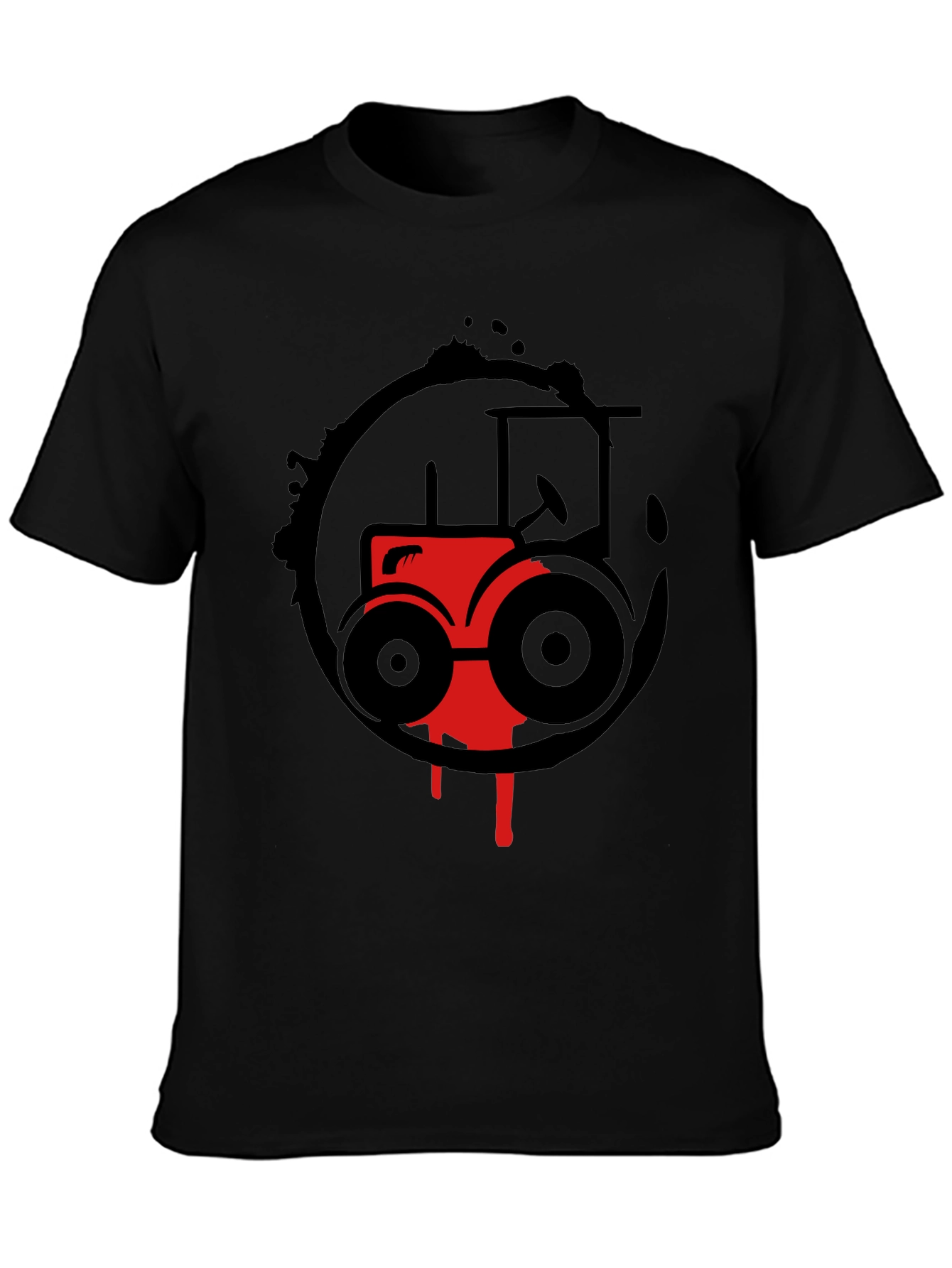 Red Tractor Graphic Tee - Farm Life Style