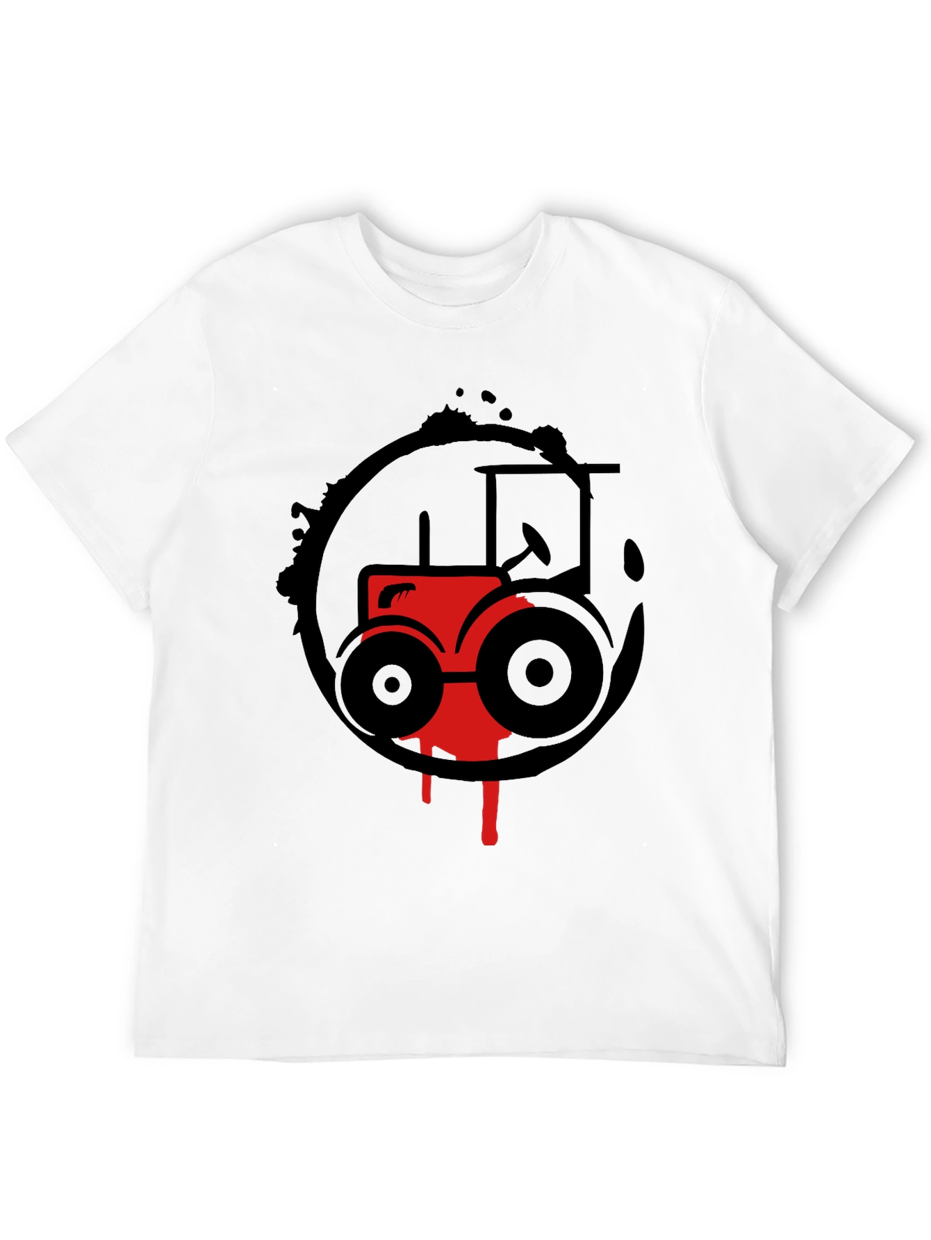 Red Tractor Graphic Tee - Farm Life Style