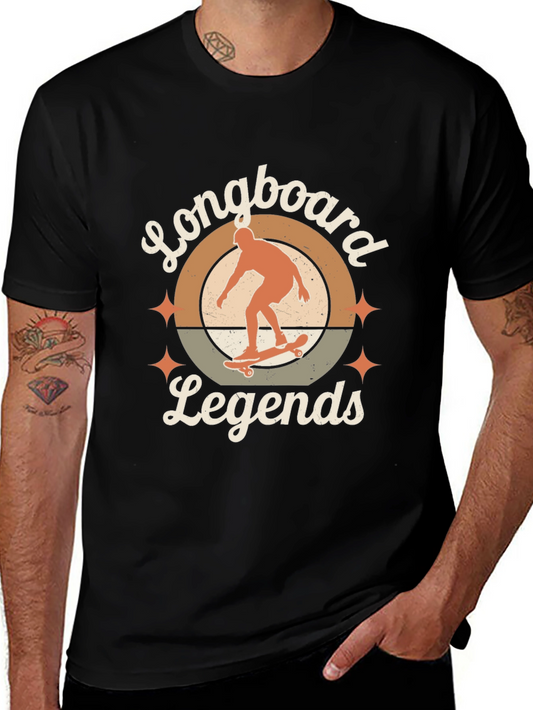 Longboard Legends Graphic Tee - Retro Style