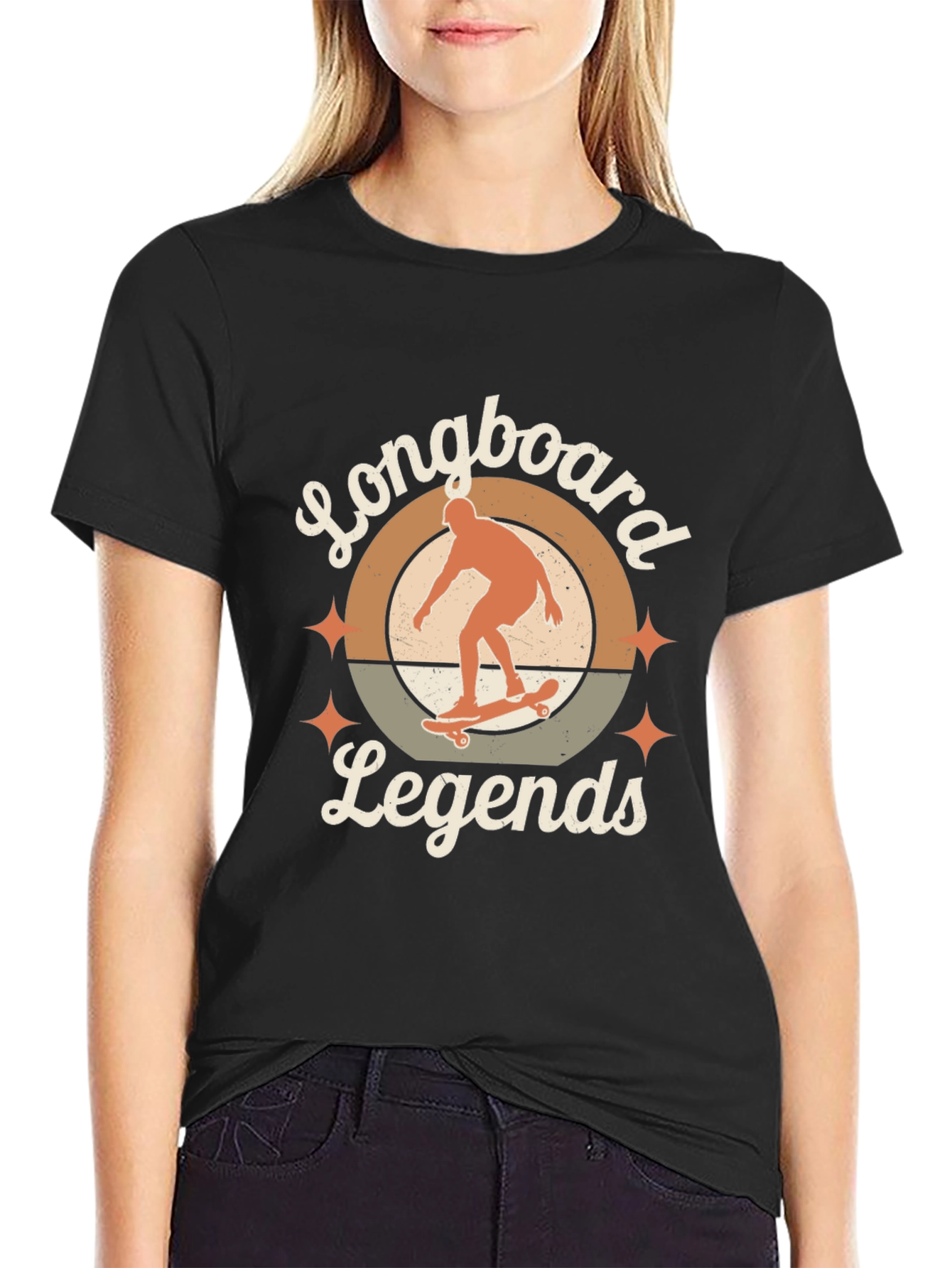 Longboard Legends Graphic Tee - Retro Style