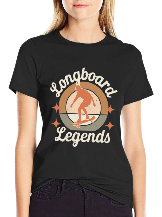 Longboard Legends Graphic Tee - Retro Style