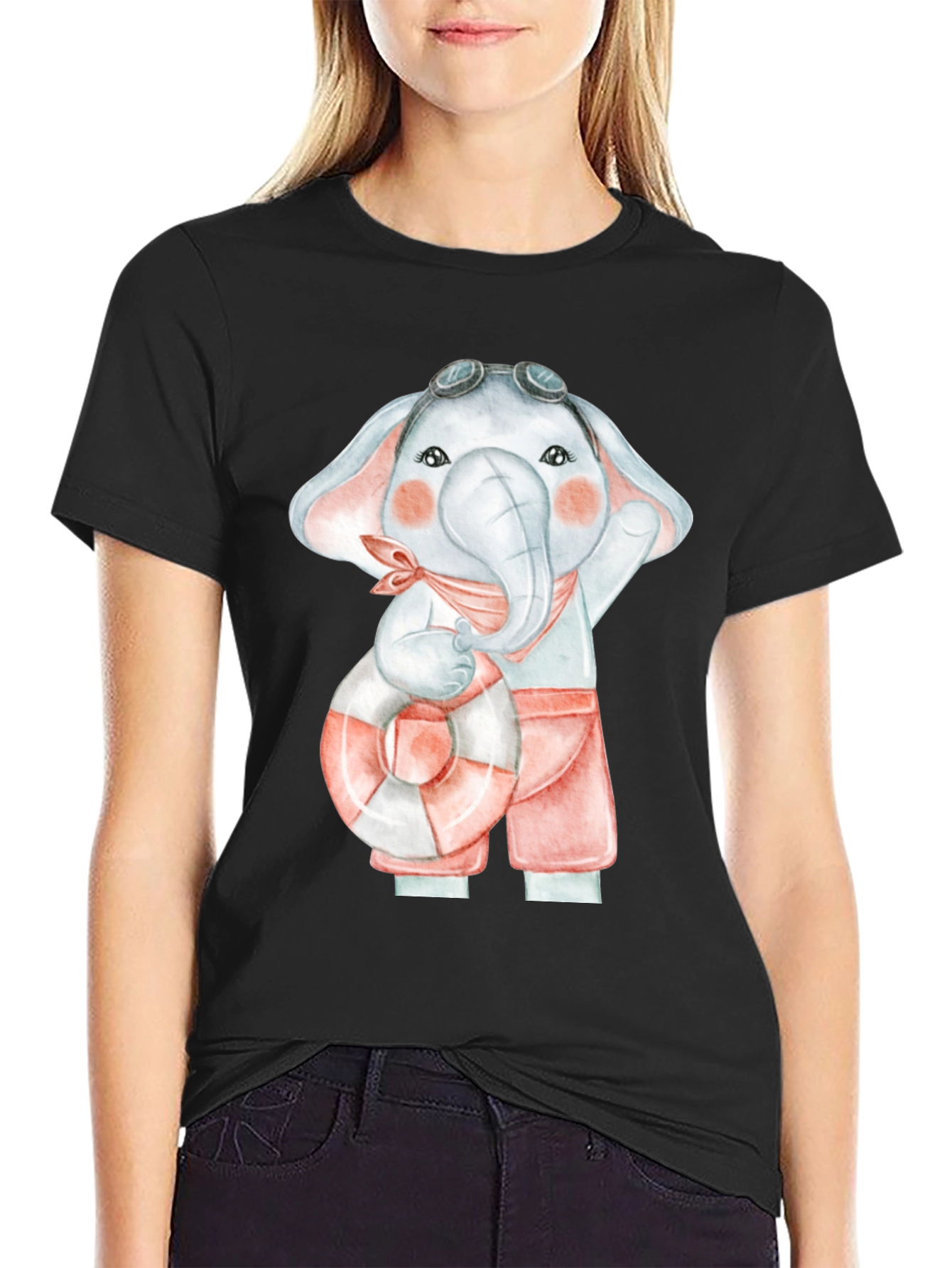 Cute Elephant Summer T-Shirt