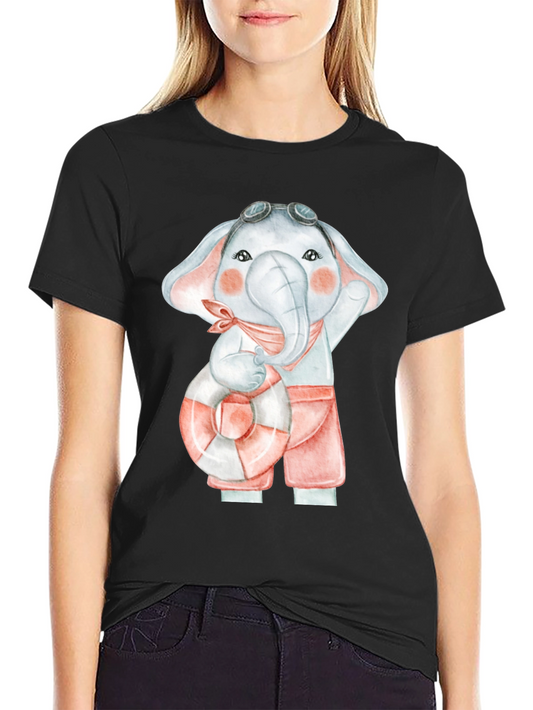 Cute Elephant Summer T-Shirt