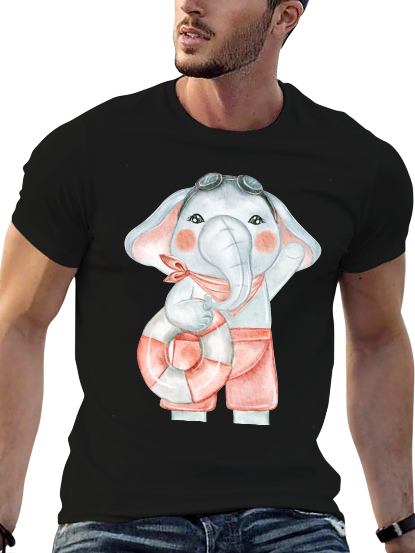Cute Elephant Summer T-Shirt