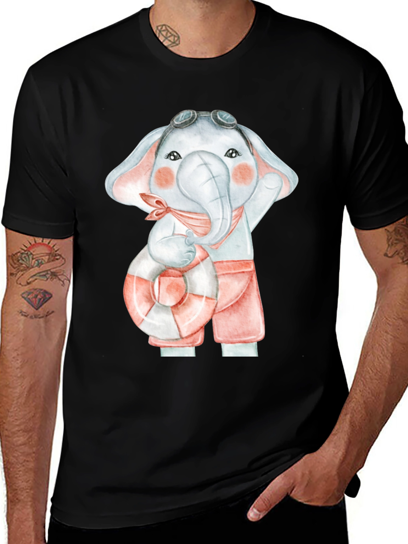 Cute Elephant Summer T-Shirt