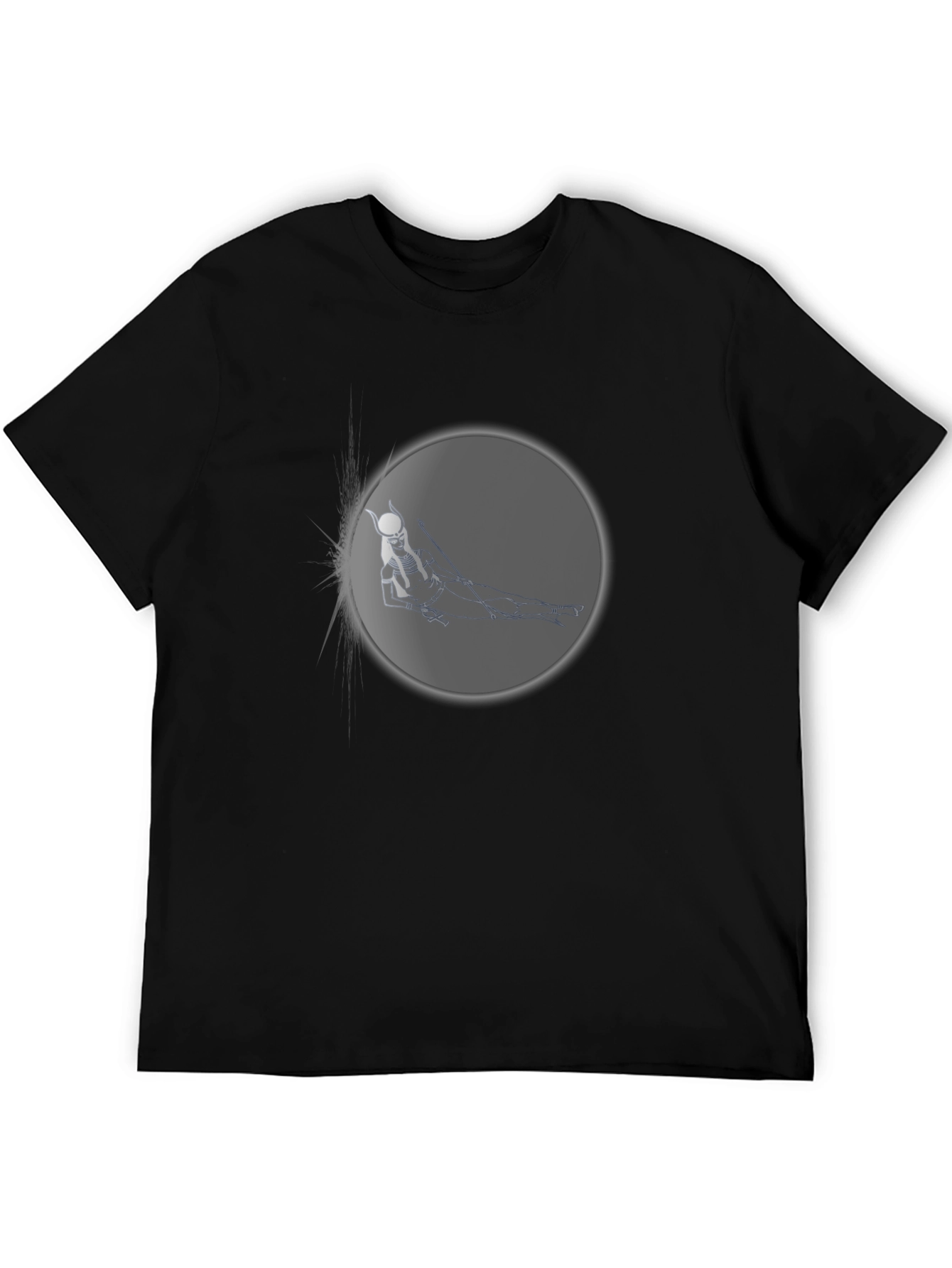 Egyptian Deity Graphic Black T-Shirt