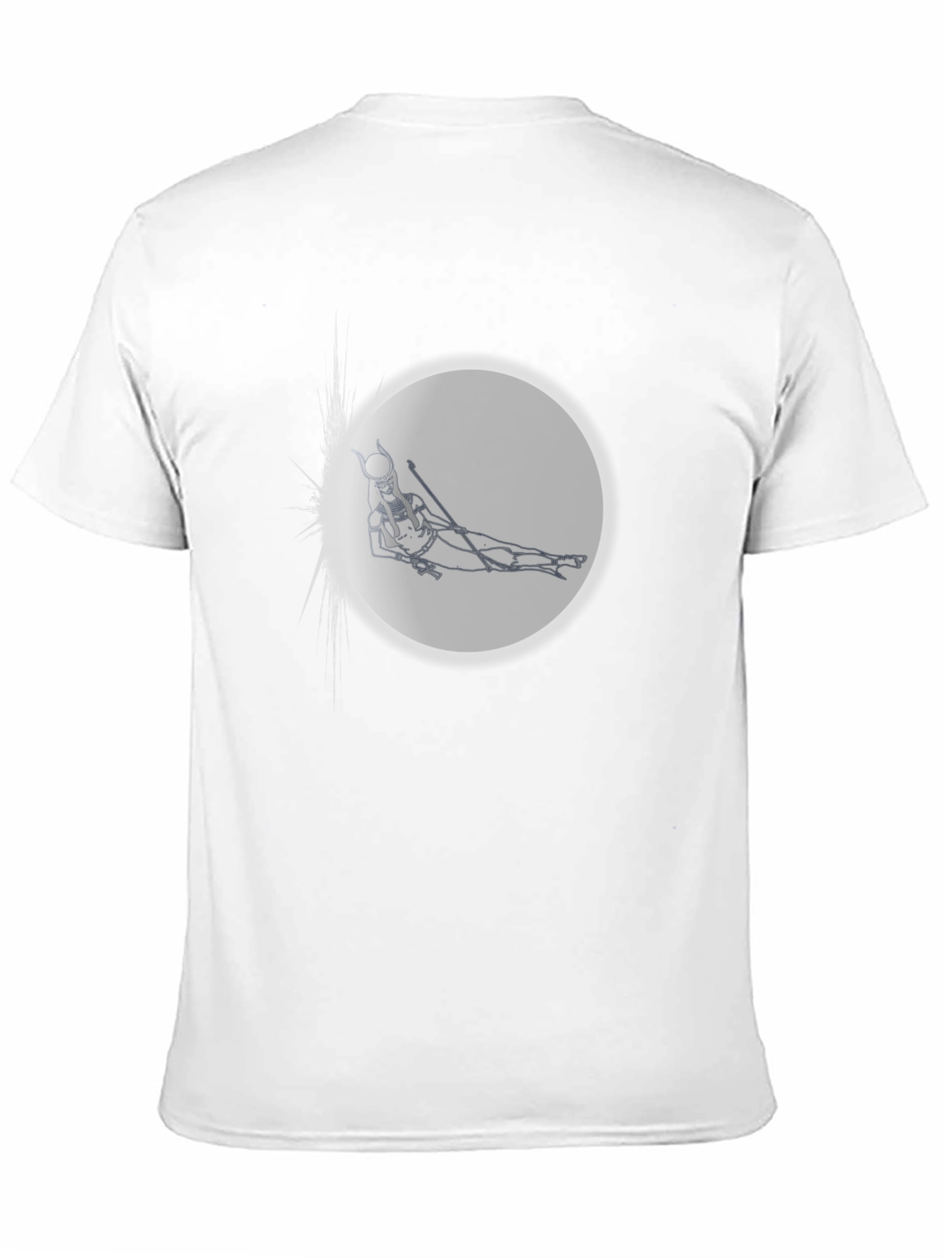 Egyptian Deity Graphic Black T-Shirt