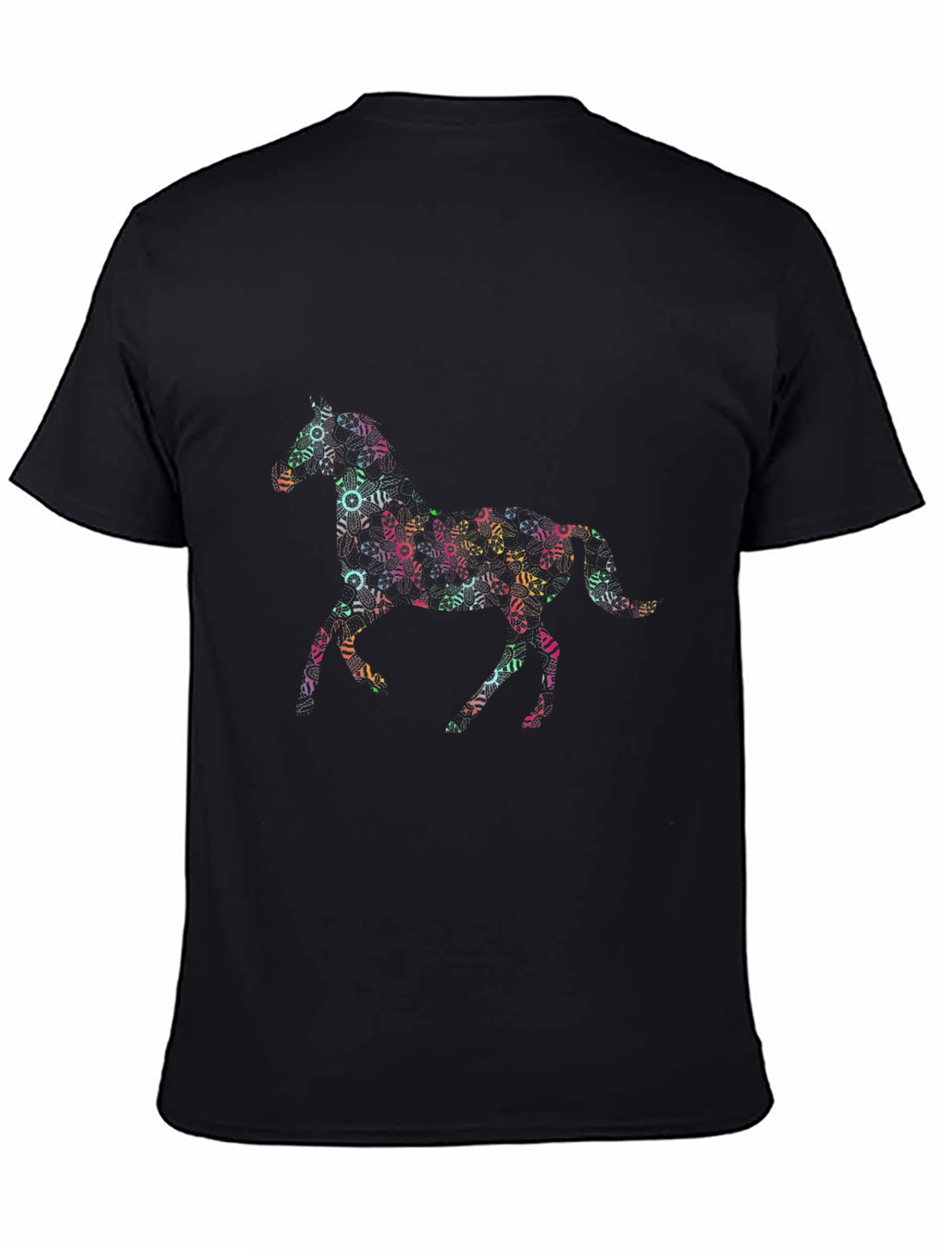 Horse Graphic Black T-Shirt