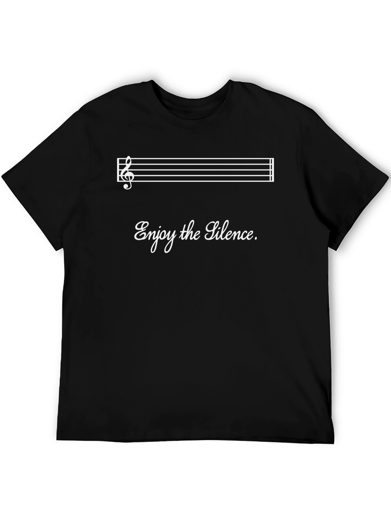 Enjoy the Silence T-Shirt - Music Note Tee