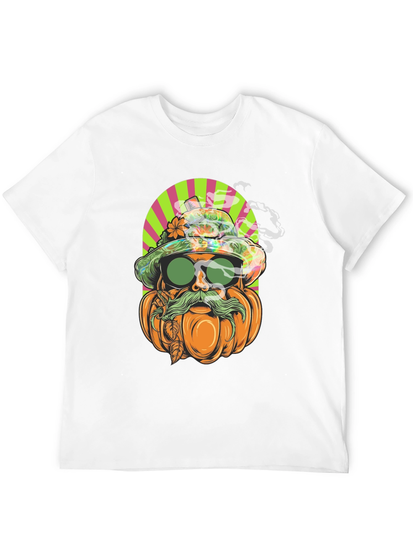 Pumpkin Man Graphic Tee - Halloween Style