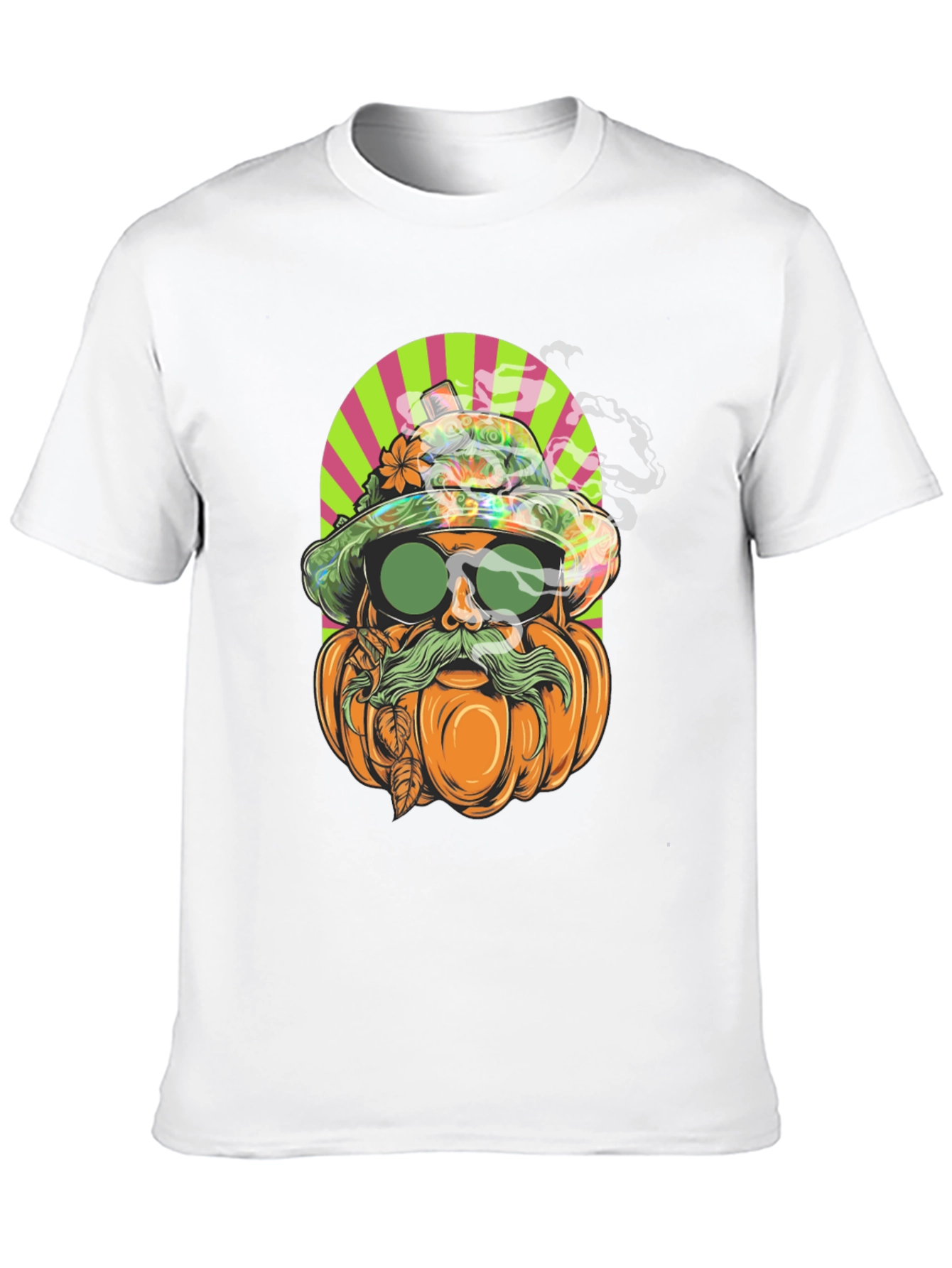 Pumpkin Man Graphic Tee - Halloween Style