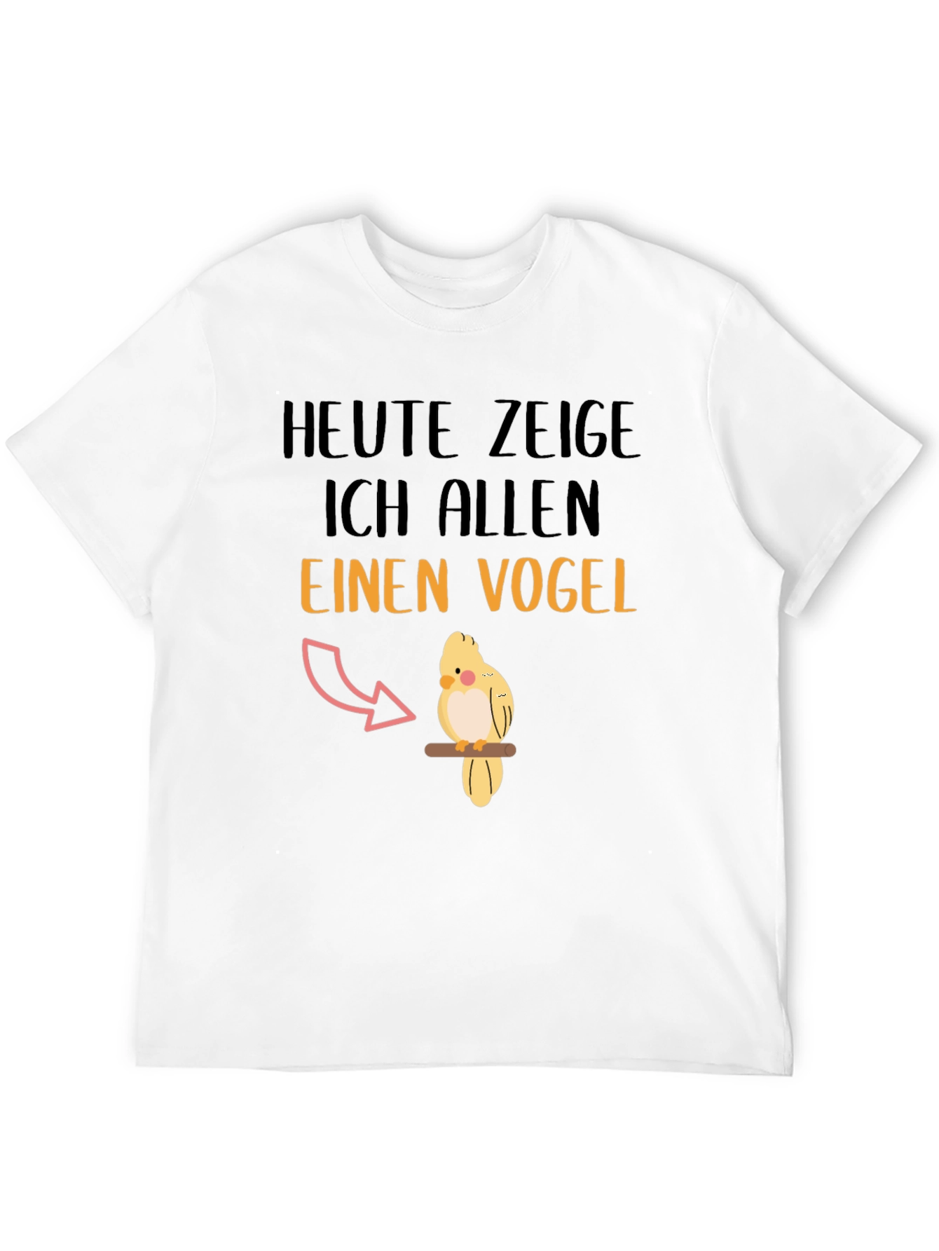 Funny Heute zeige ich allen einen Vogel T-Shirt