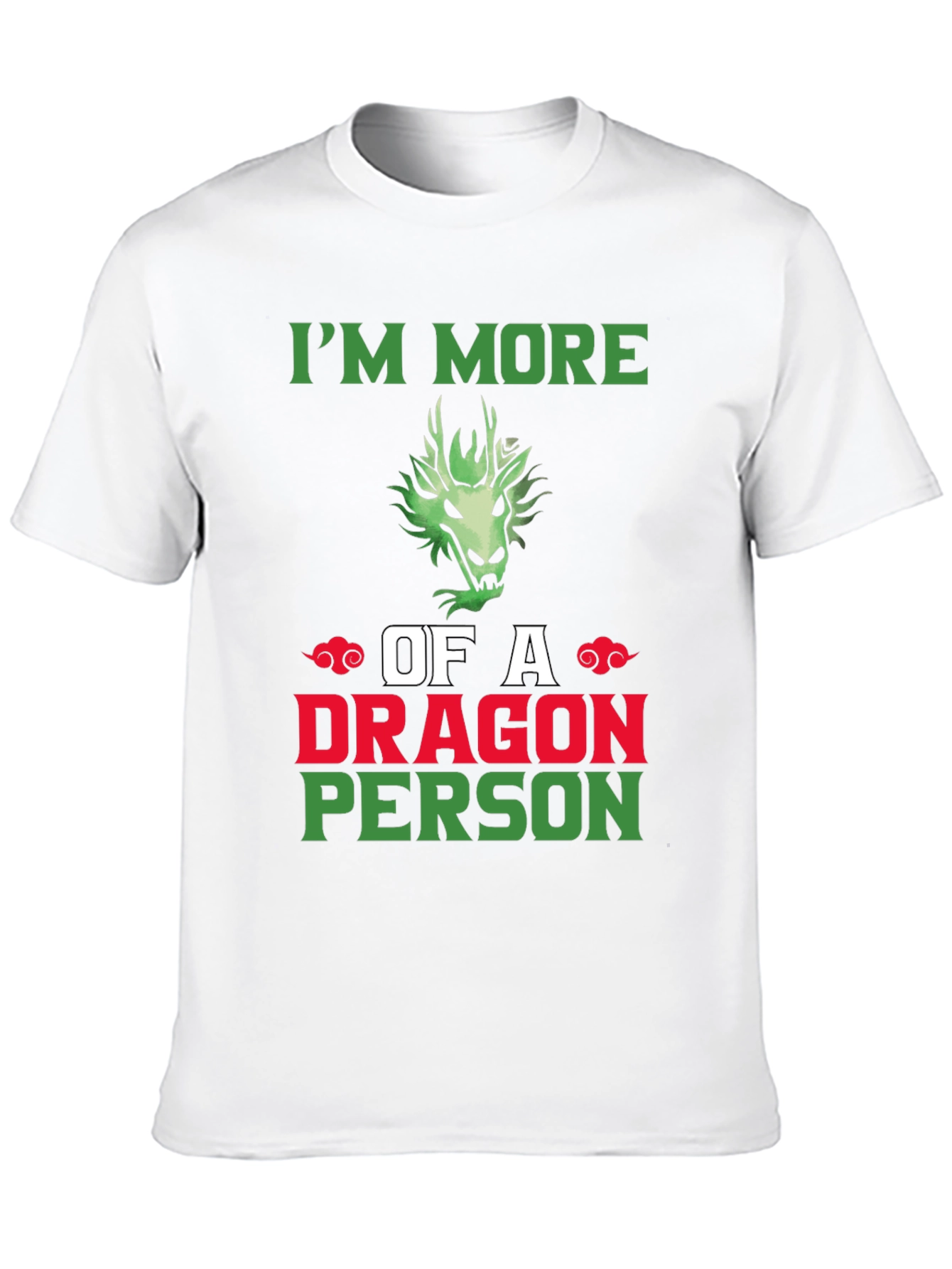 Dragon Person Graphic Tee - Black T-Shirt