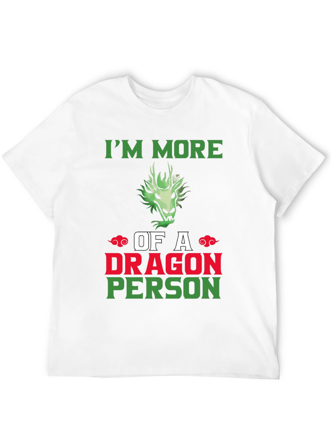 Dragon Person Graphic Tee - Black T-Shirt