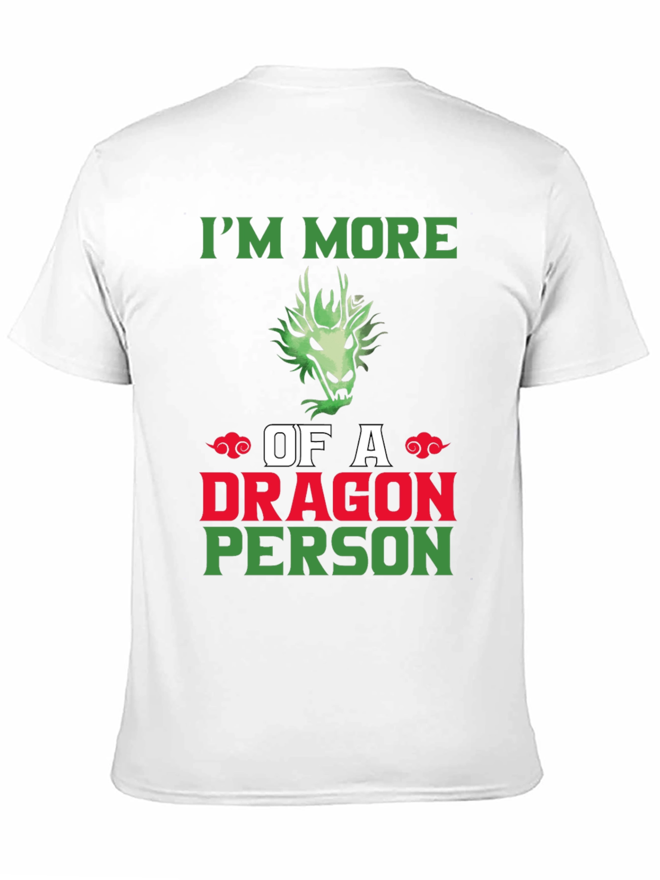 Dragon Person Graphic Tee - Black T-Shirt