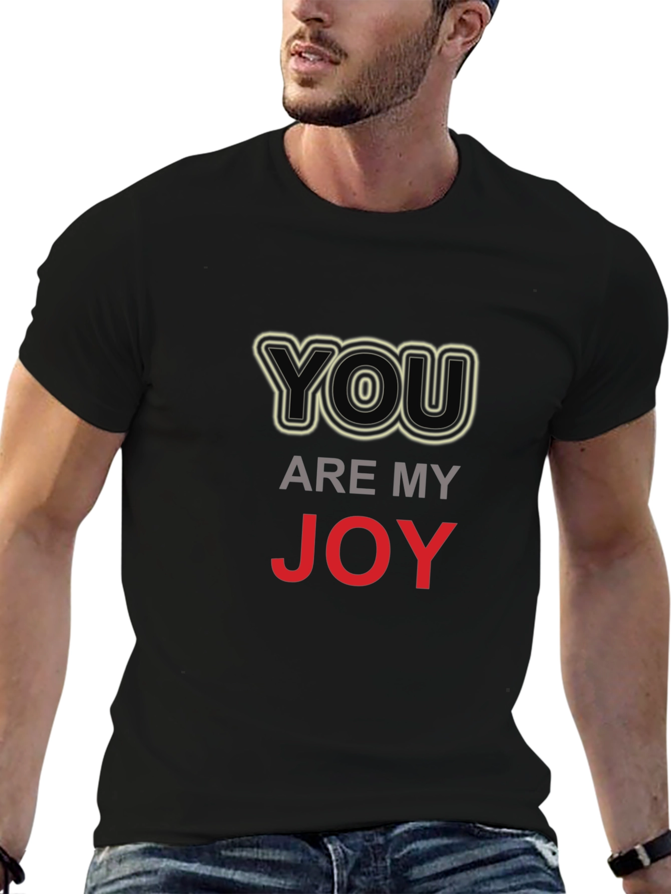 You Are My Joy Graphic T-Shirt - Black