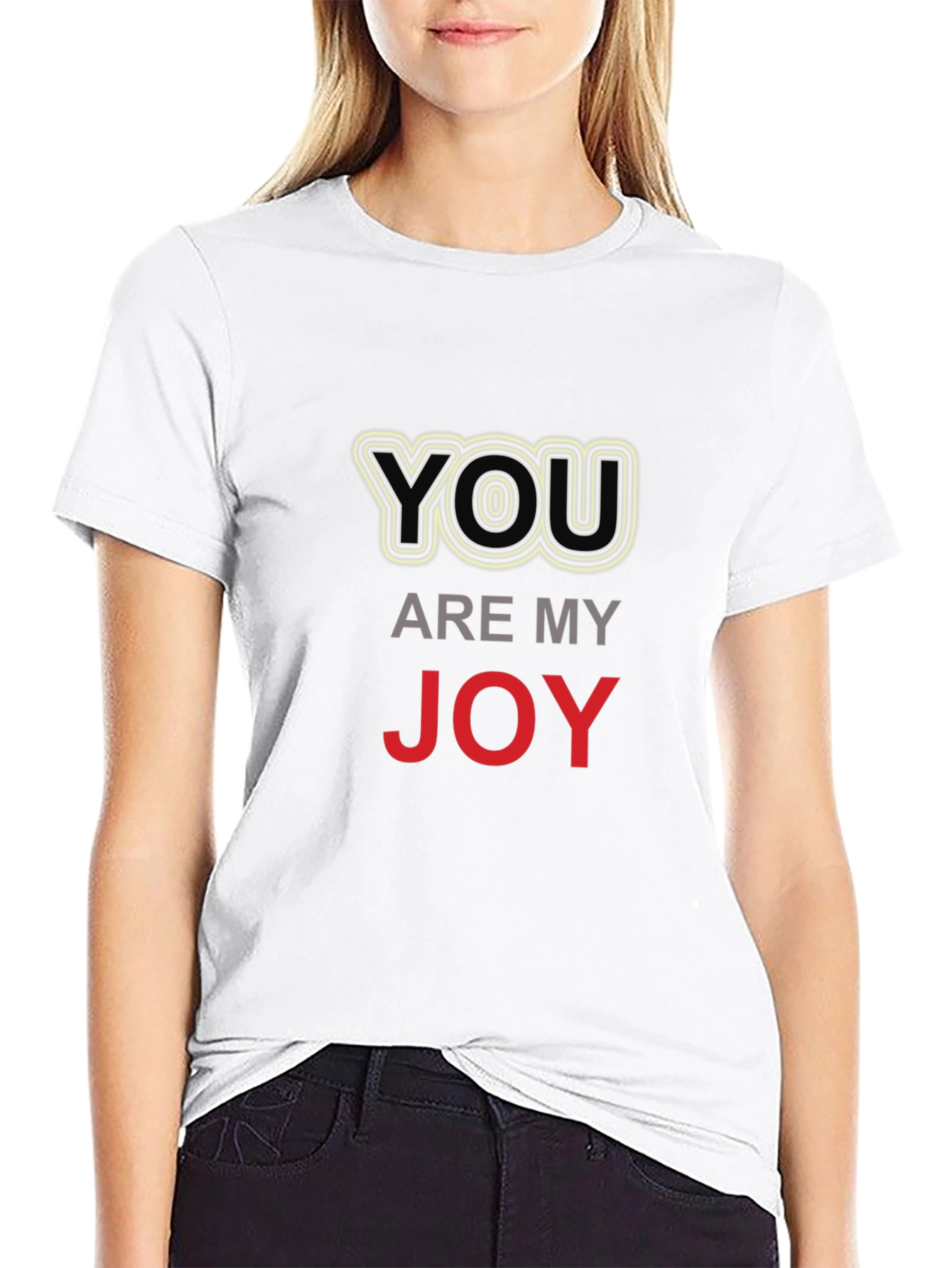 You Are My Joy Graphic T-Shirt - Black