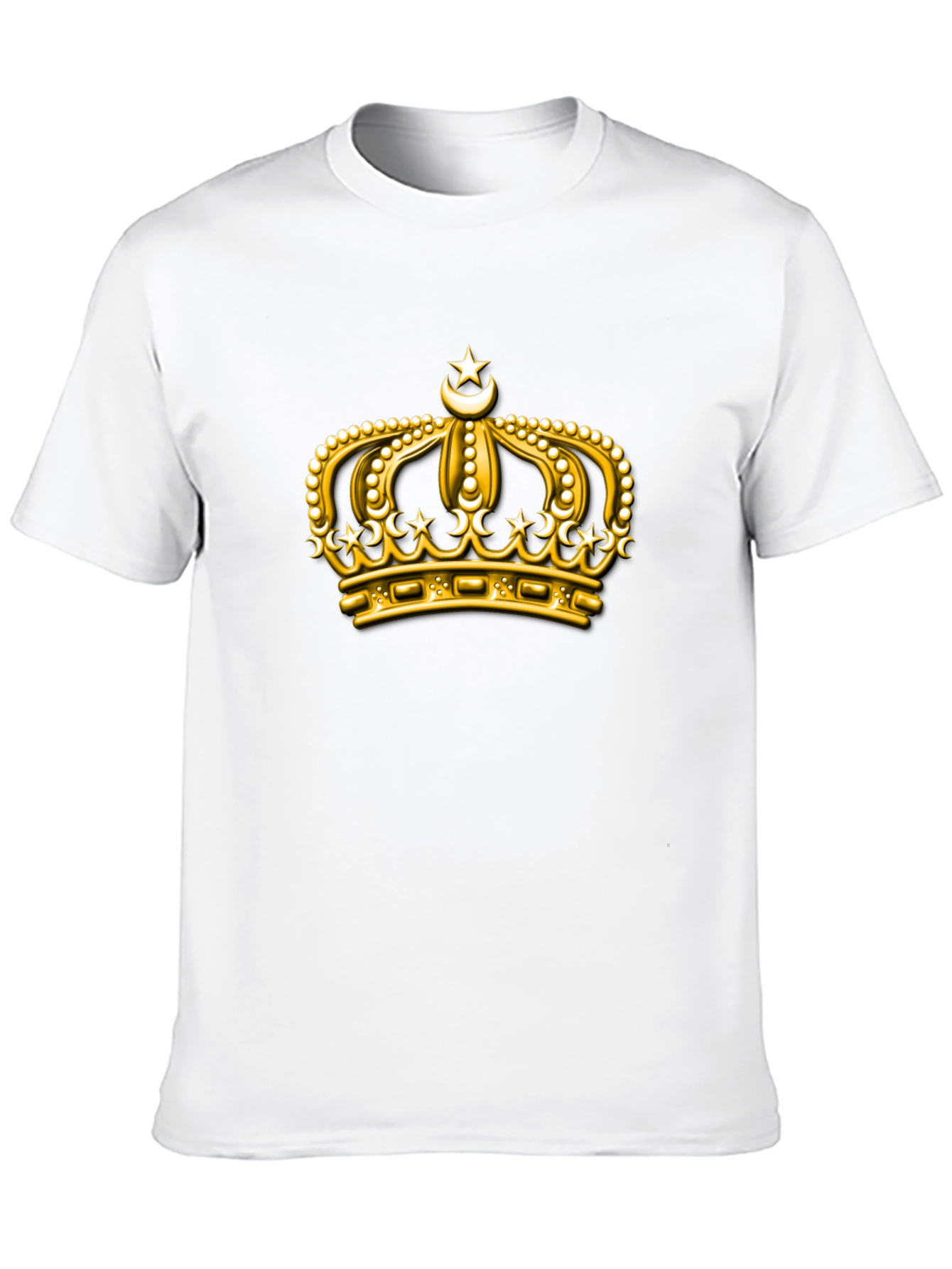 Gold Crown Graphic Black T-Shirt