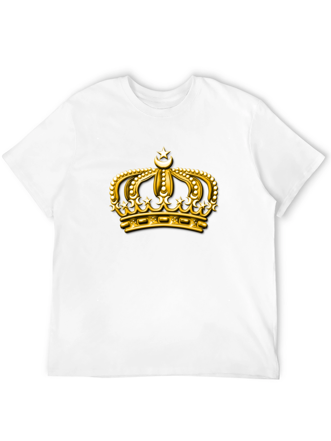 Gold Crown Graphic Black T-Shirt