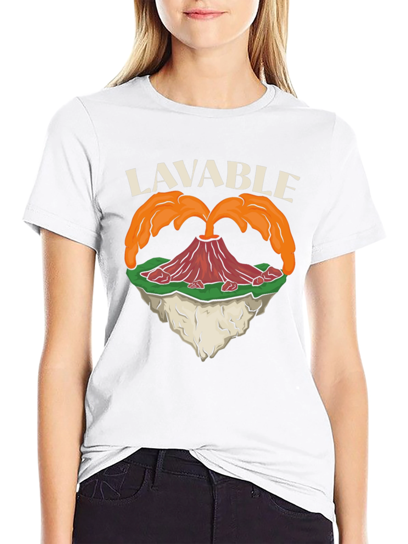 LAVABLE Volcano Graphic T-Shirt