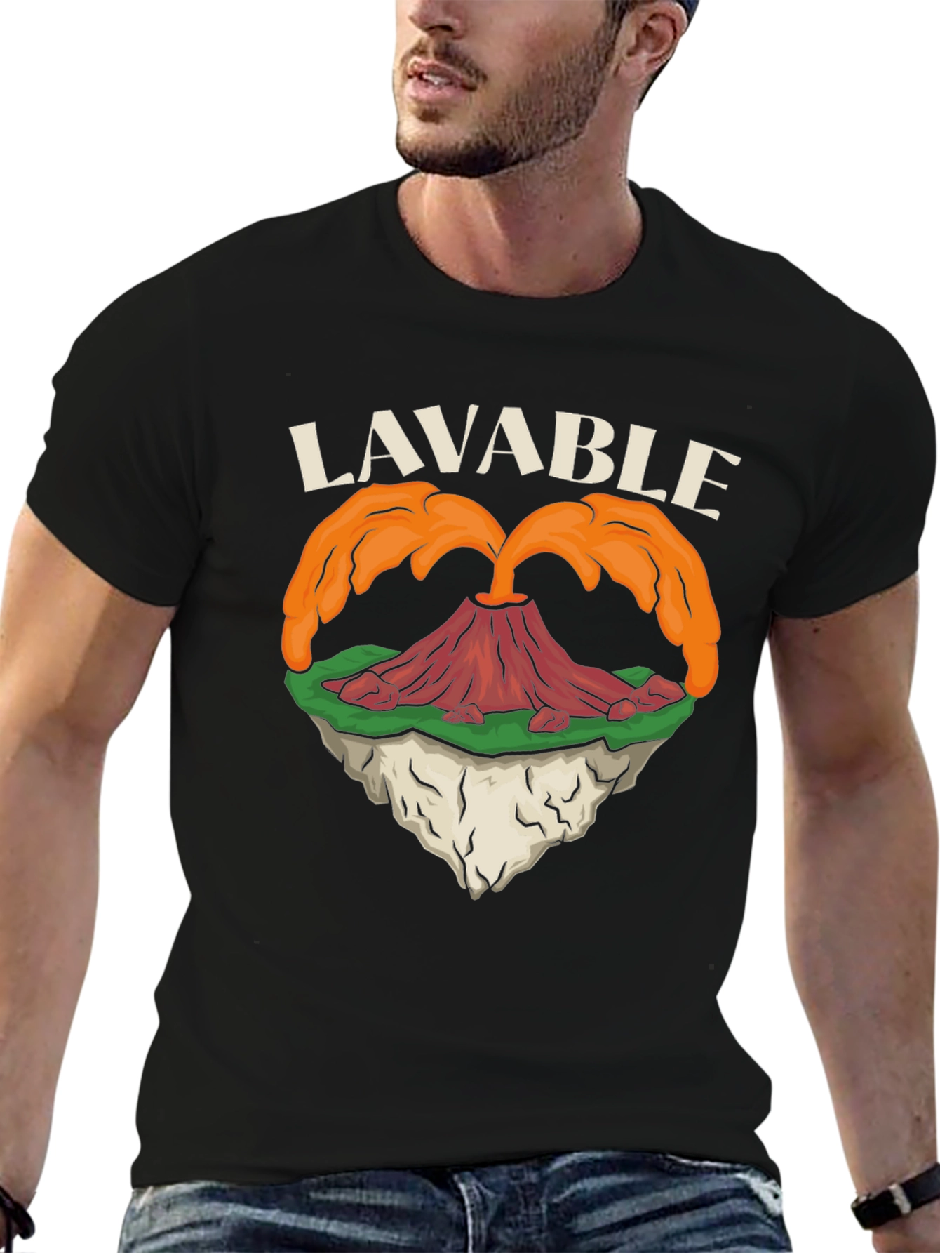 LAVABLE Volcano Graphic T-Shirt