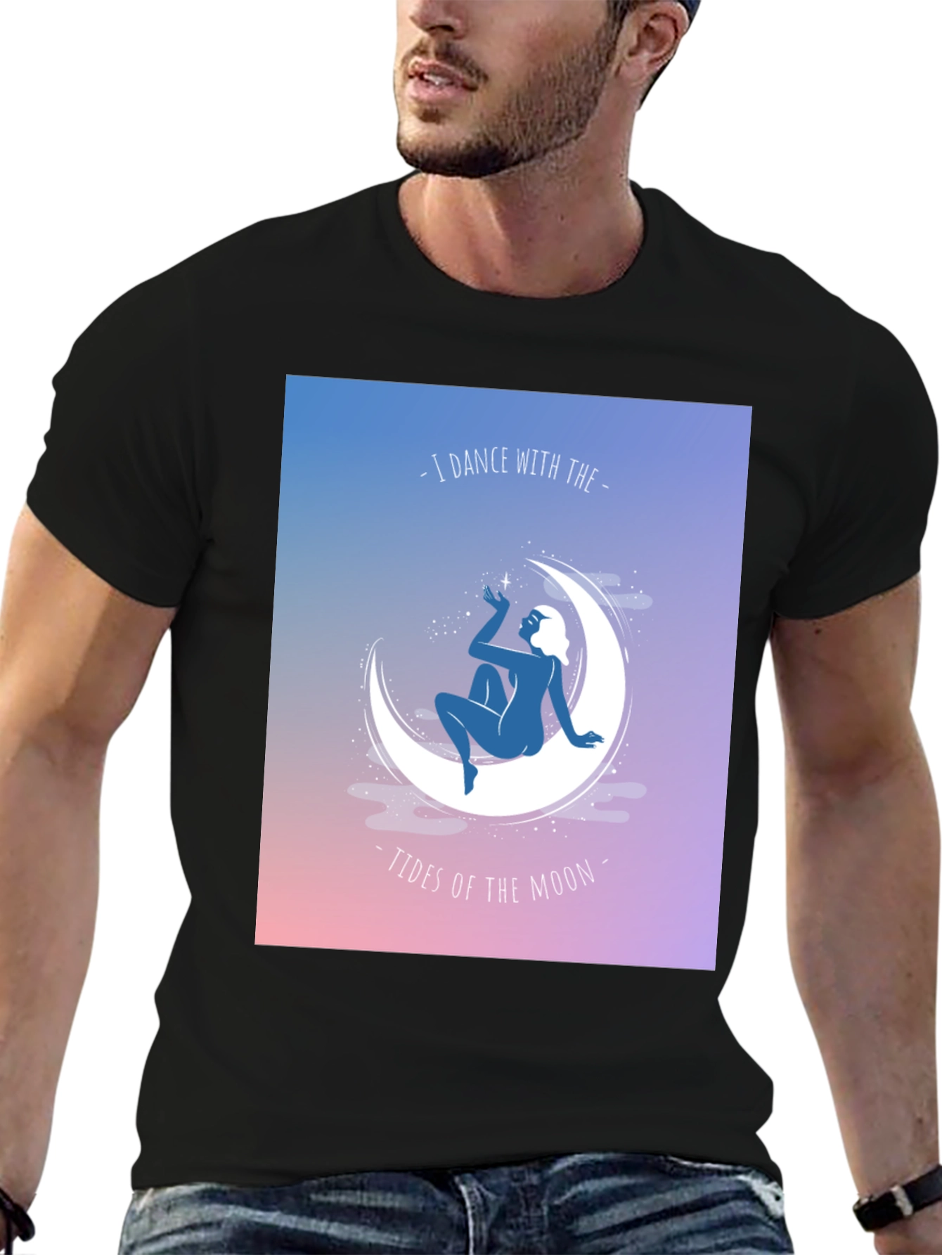 Moon Tides Graphic T-Shirt - Dance with the Moon
