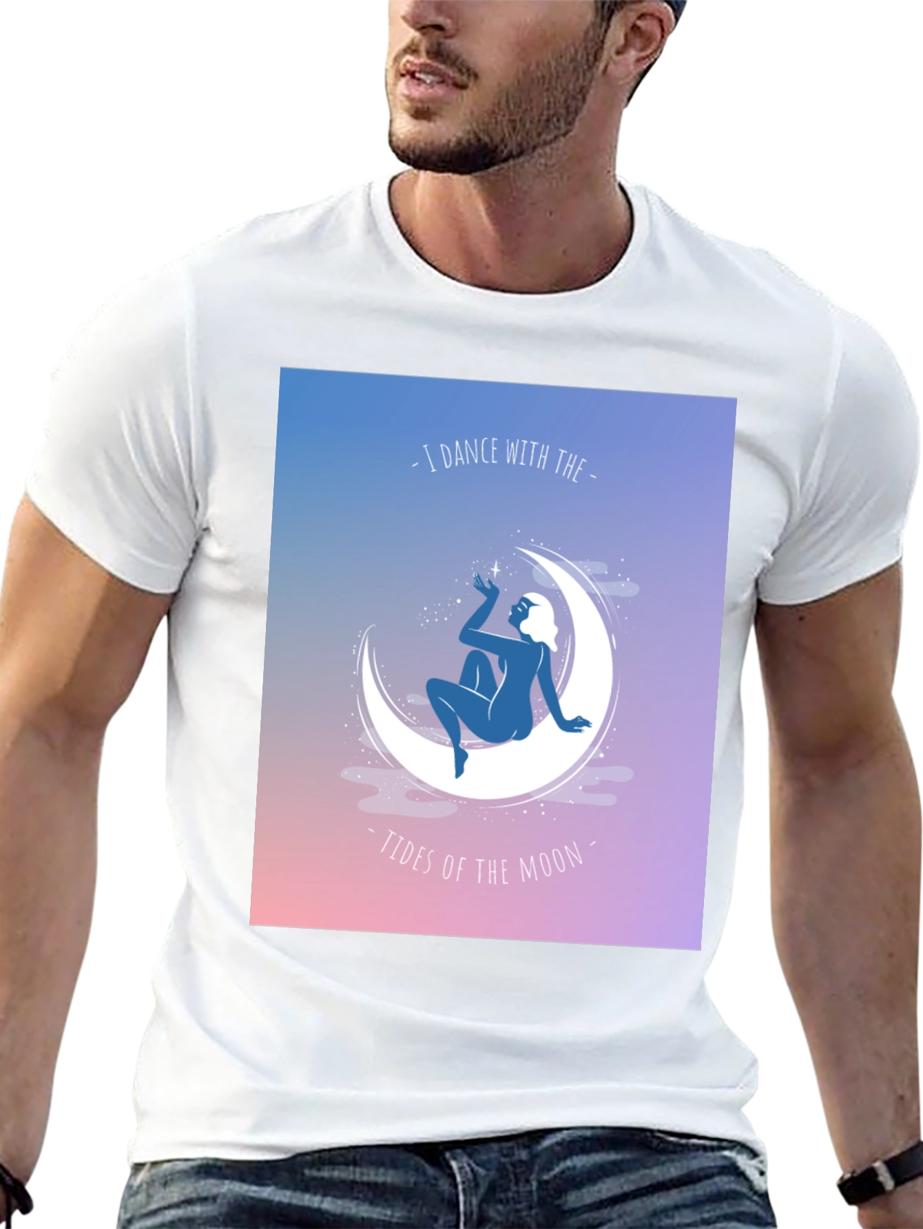 Moon Tides Graphic T-Shirt - Dance with the Moon