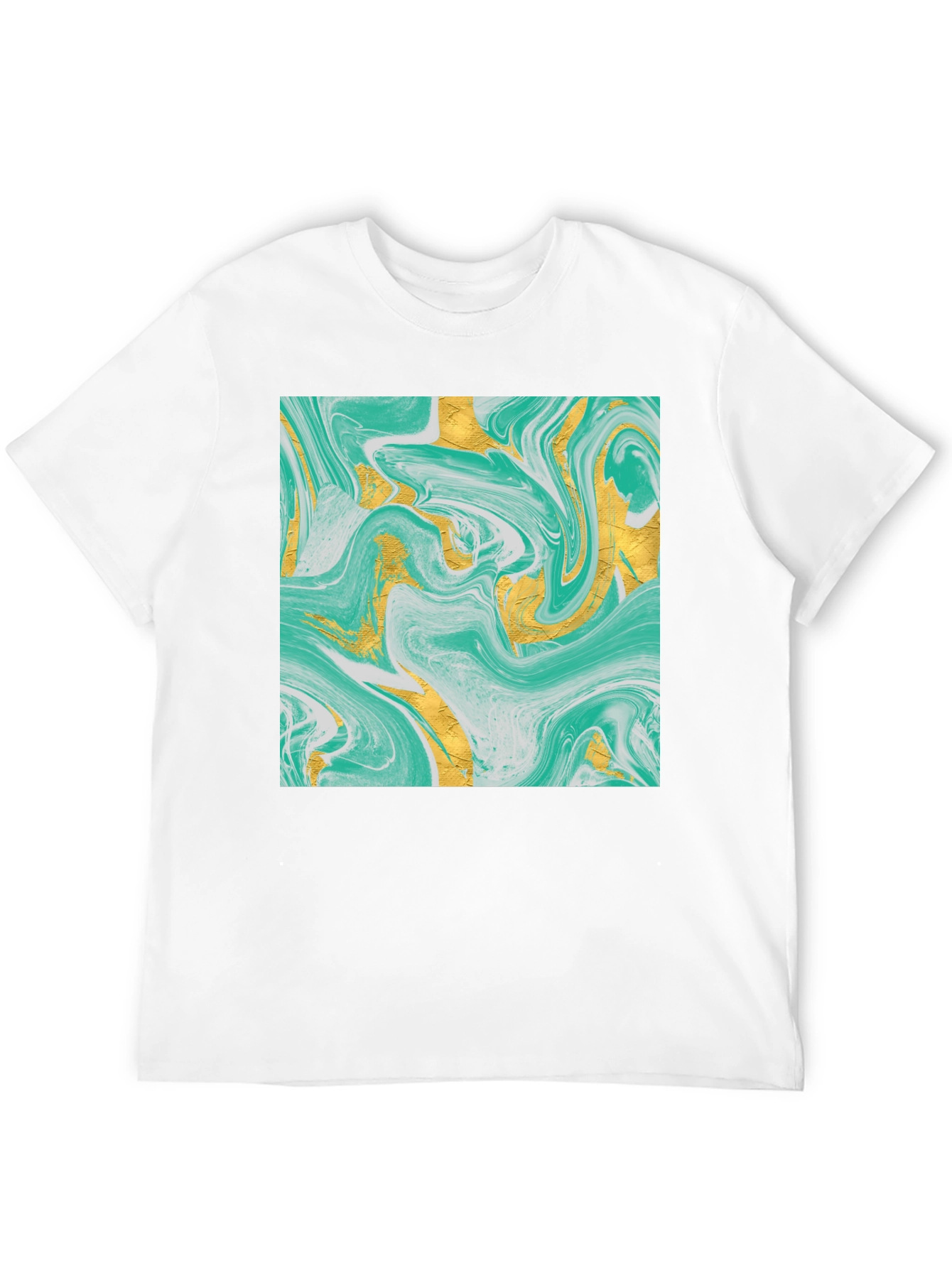 Abstract Art Black T-Shirt