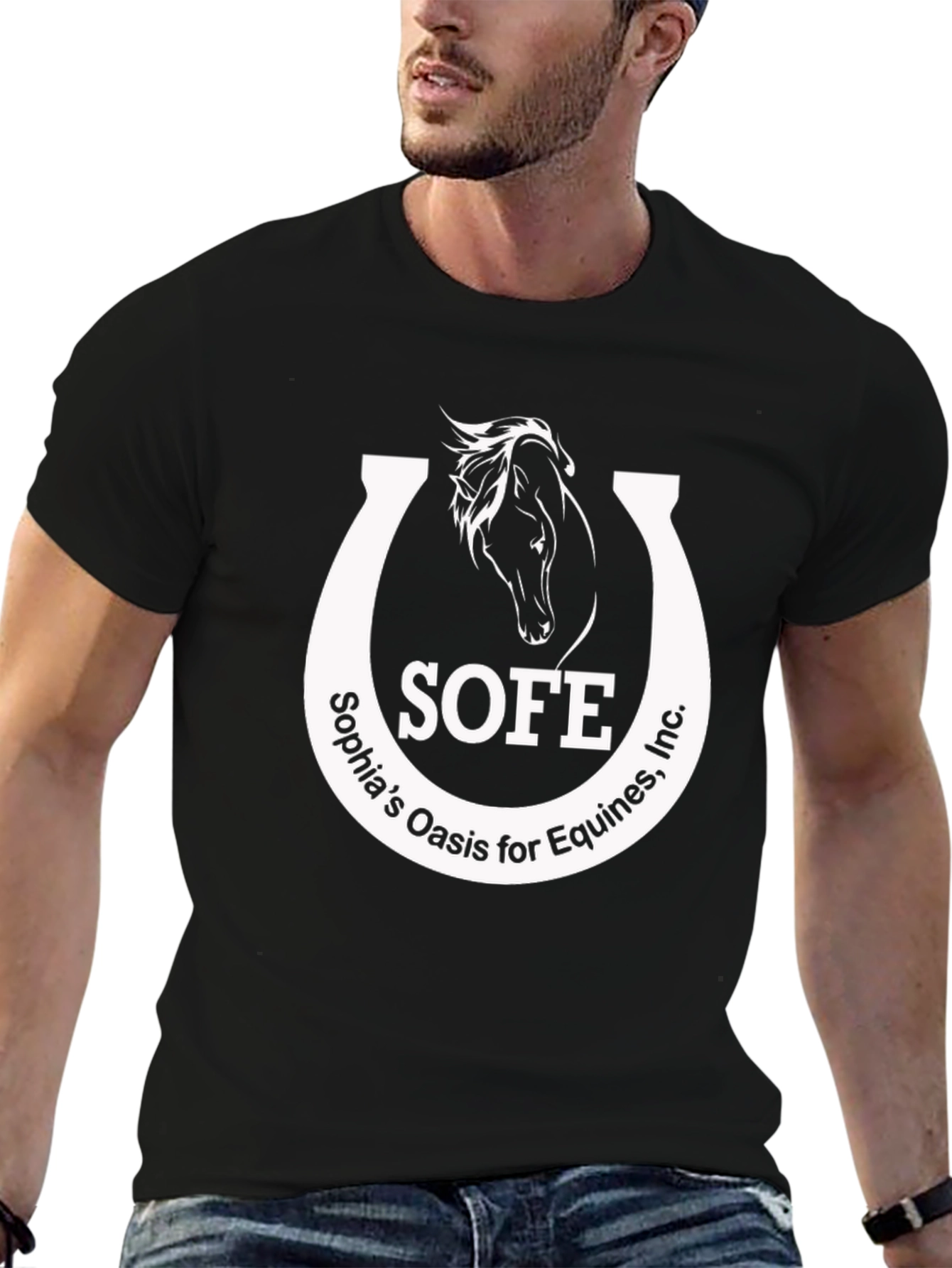SOFE Horse Sanctuary Black T-Shirt