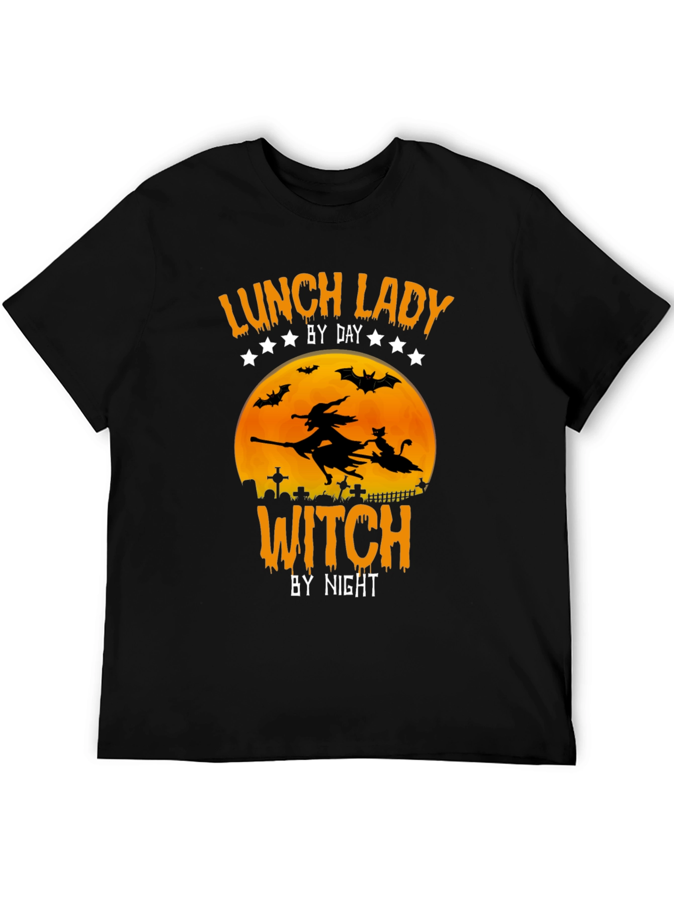 Lunch Lady Witch Halloween T-Shirt