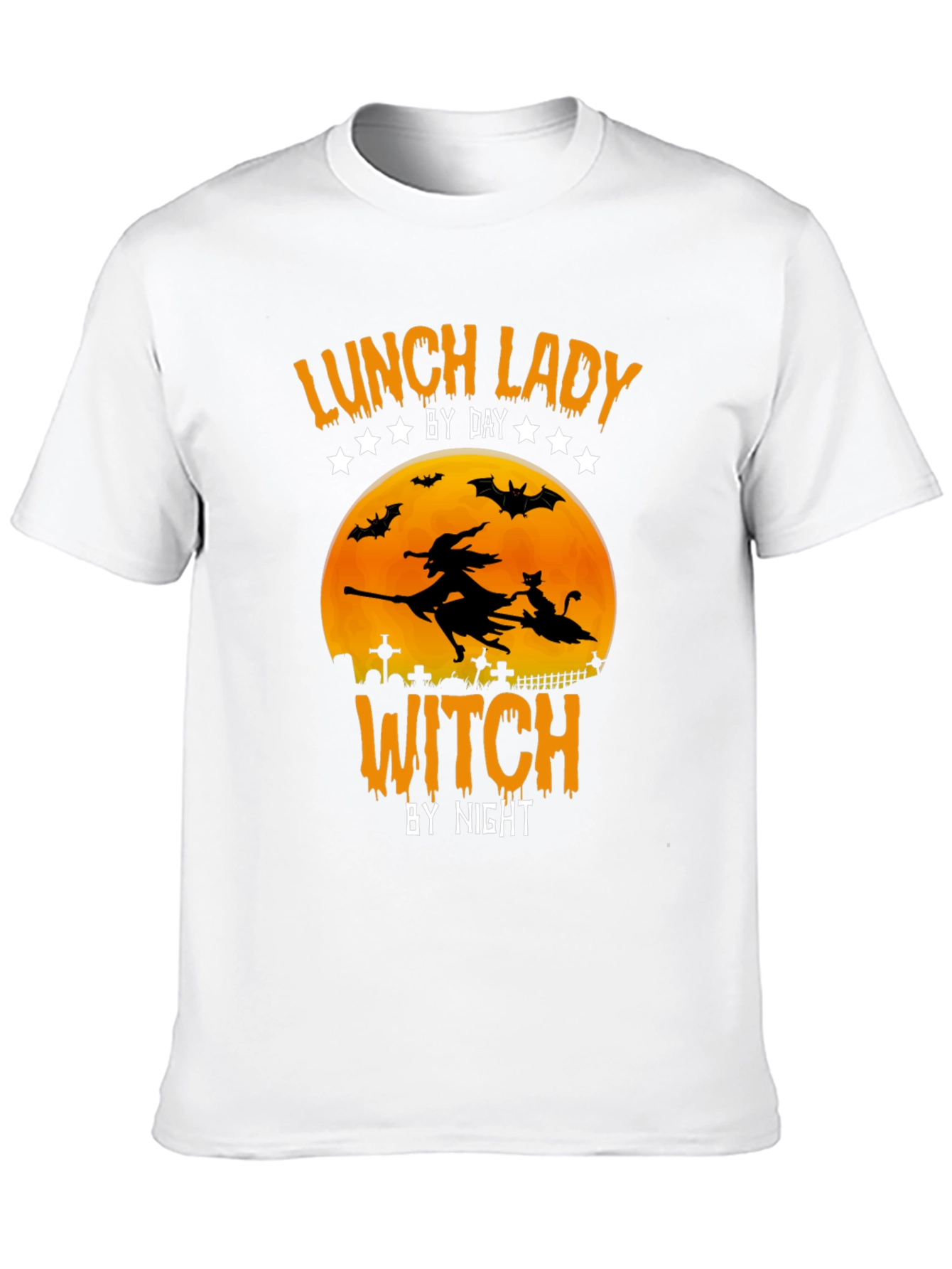 Lunch Lady Witch Halloween T-Shirt