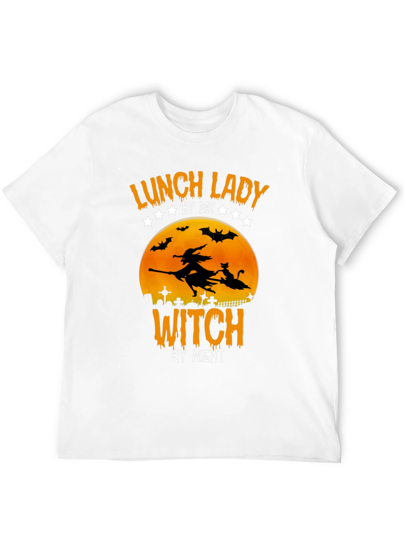 Lunch Lady Witch Halloween T-Shirt