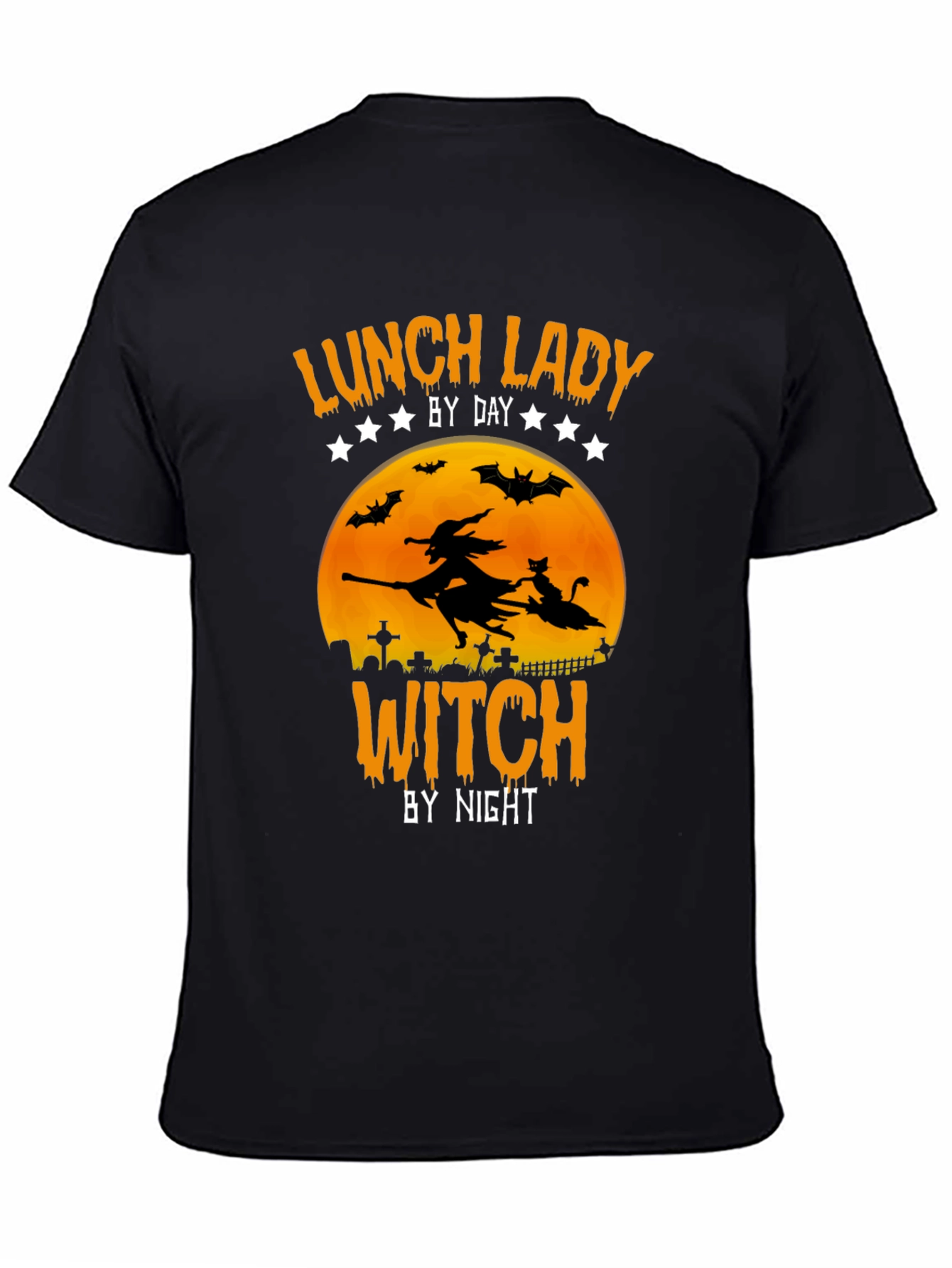 Lunch Lady Witch Halloween T-Shirt