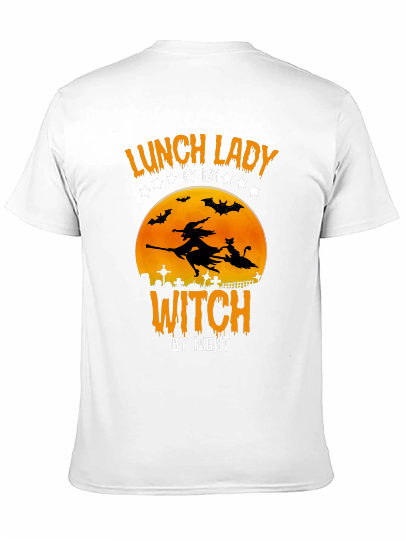 Lunch Lady Witch Halloween T-Shirt