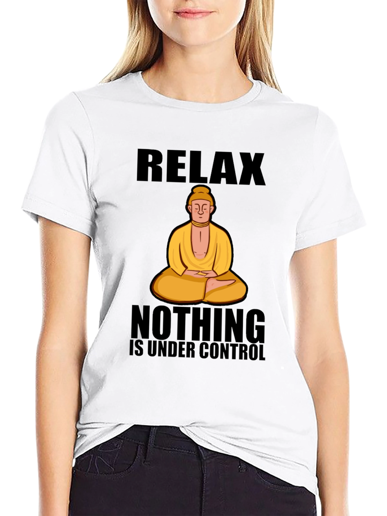 Relax Buddha Graphic Tee