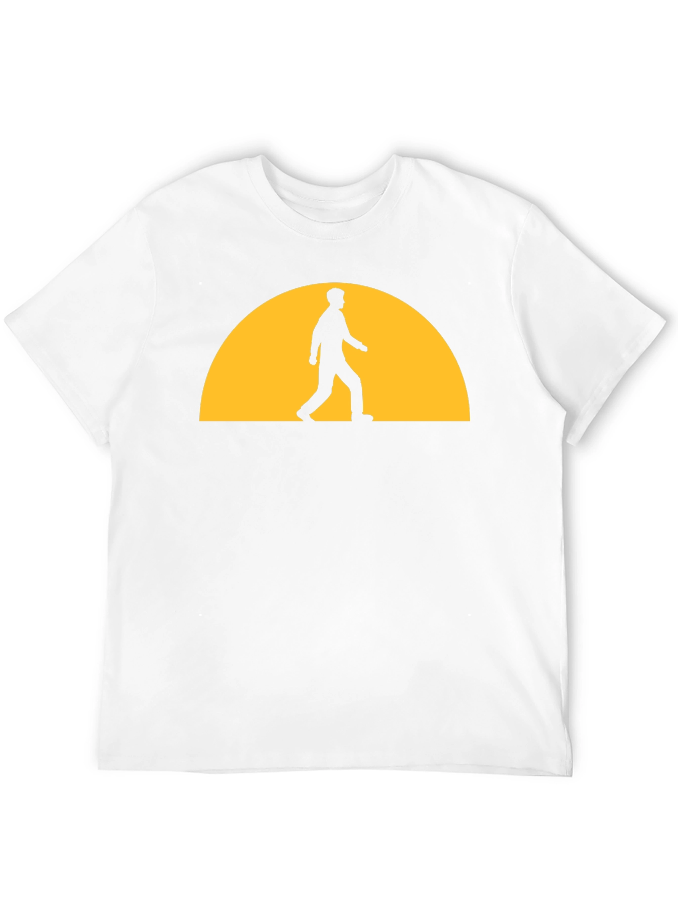 Sunset Walker Graphic Tee - Black Casual T-Shirt