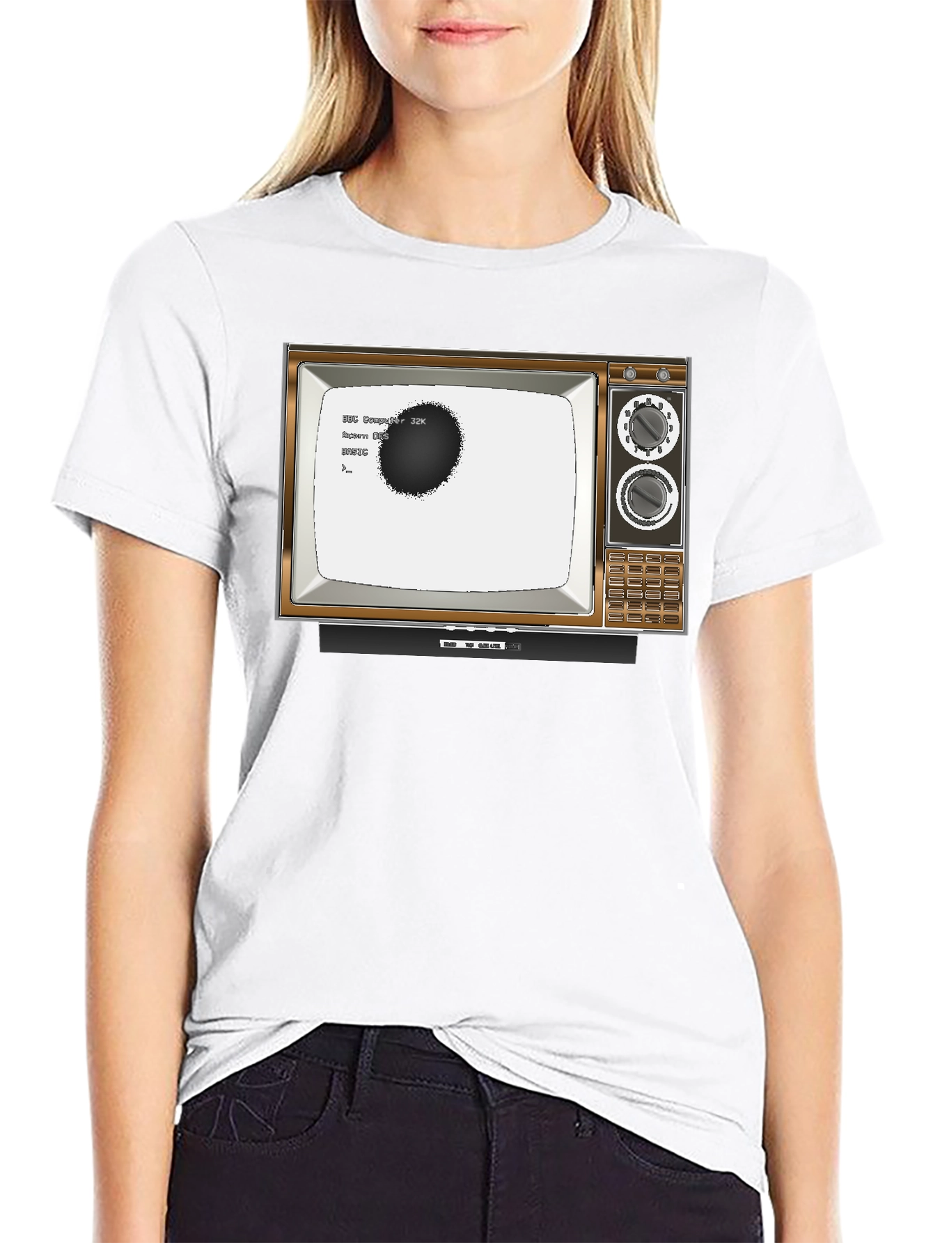 Retro Computer Terminal Graphic Tee