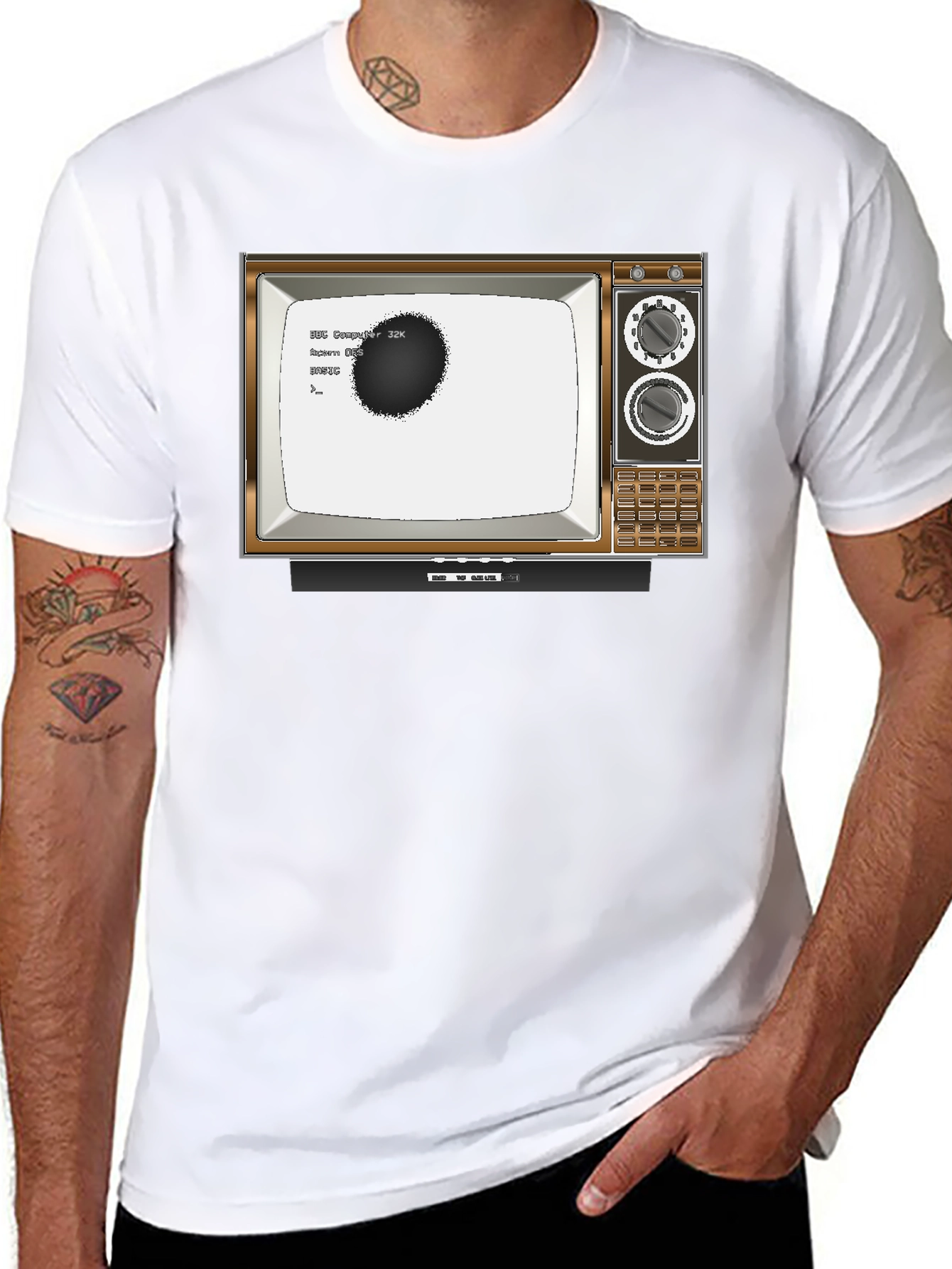Retro Computer Terminal Graphic Tee